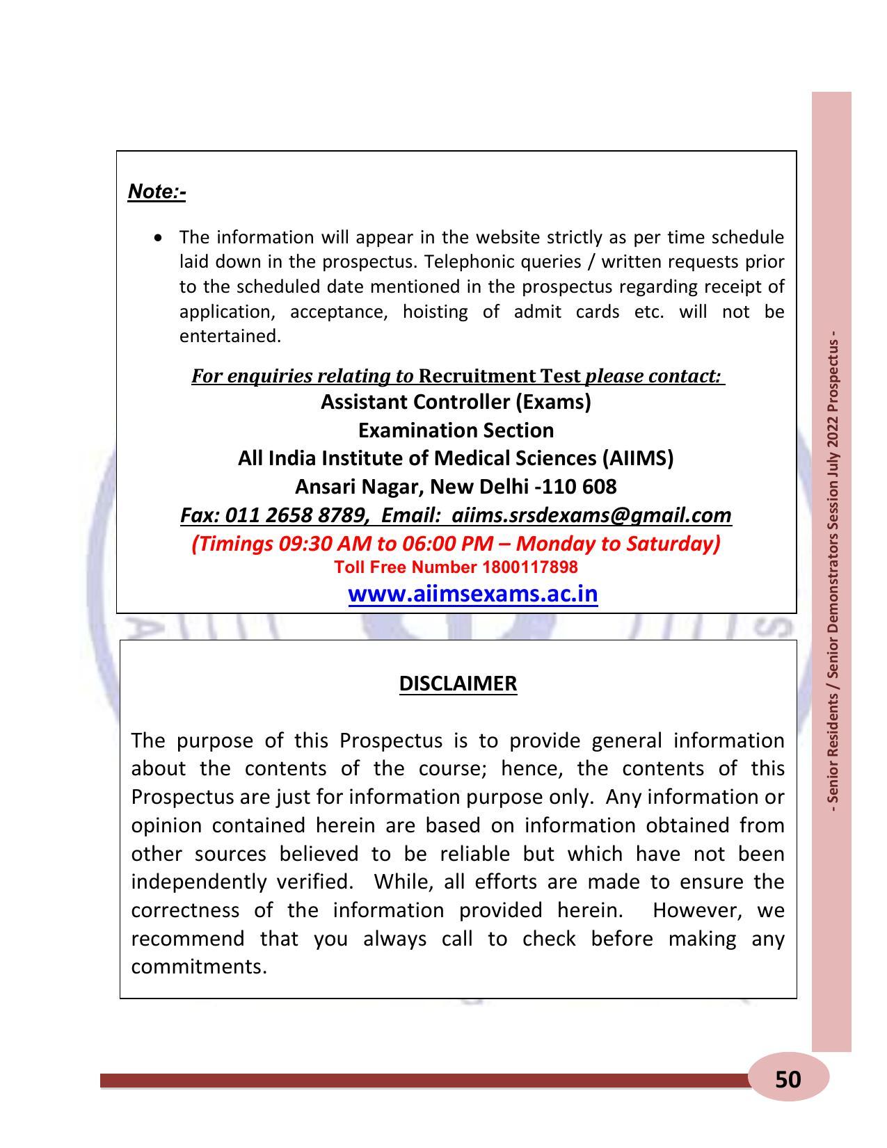 AIIMS Delhi SR/SD Recruitment 2022 [410 Posts] - Page 32