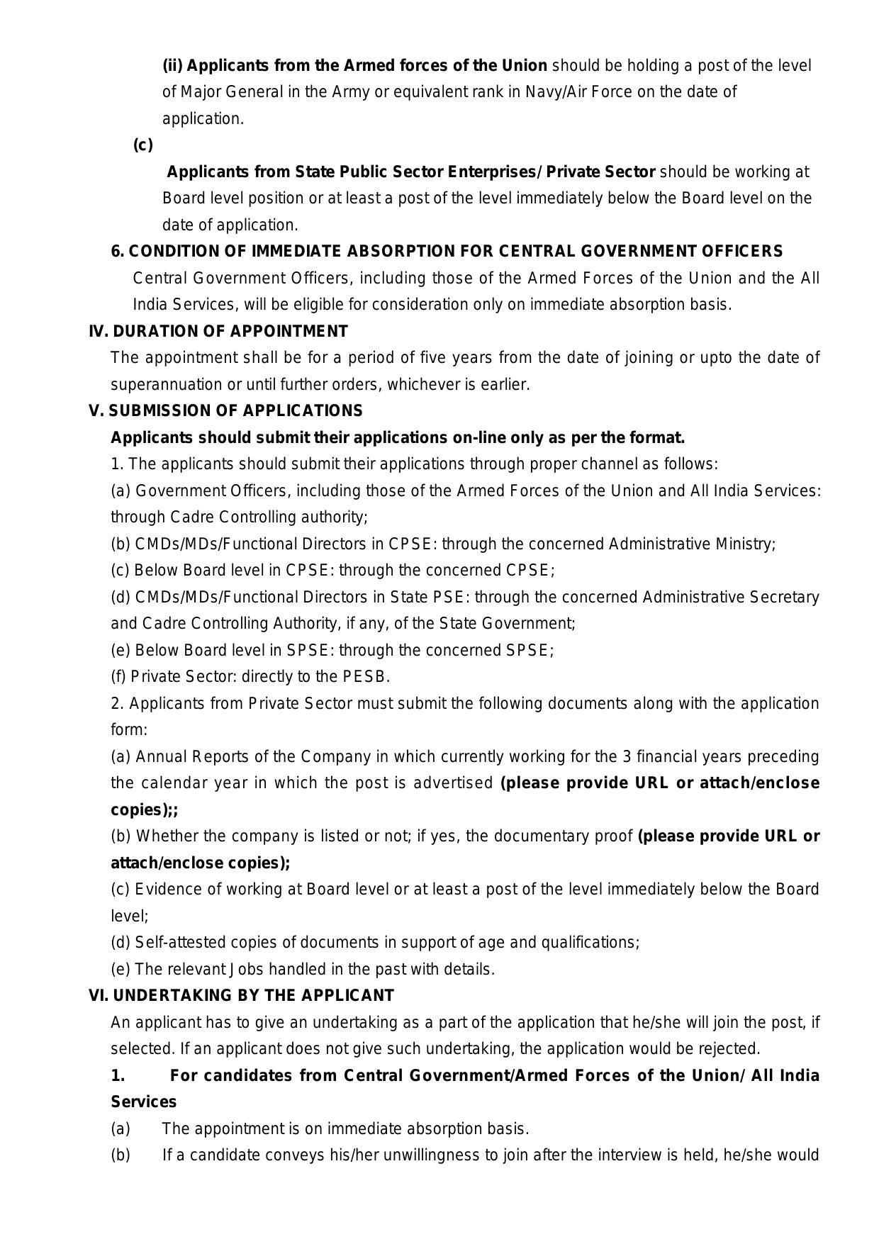 Railtel Corporation of India Invites Application for Director Recruitment 2022 - Page 5