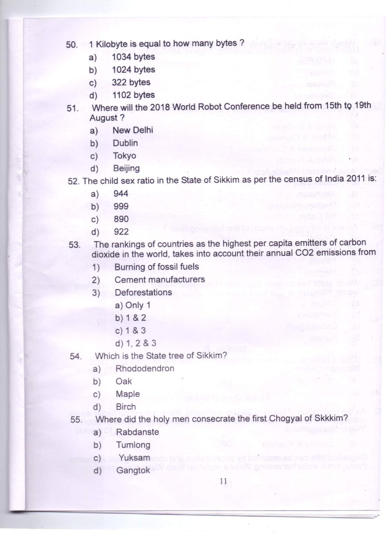 PDF Download Of SPSC MPHW General English & General Knowledge Previous Papers - Page 10