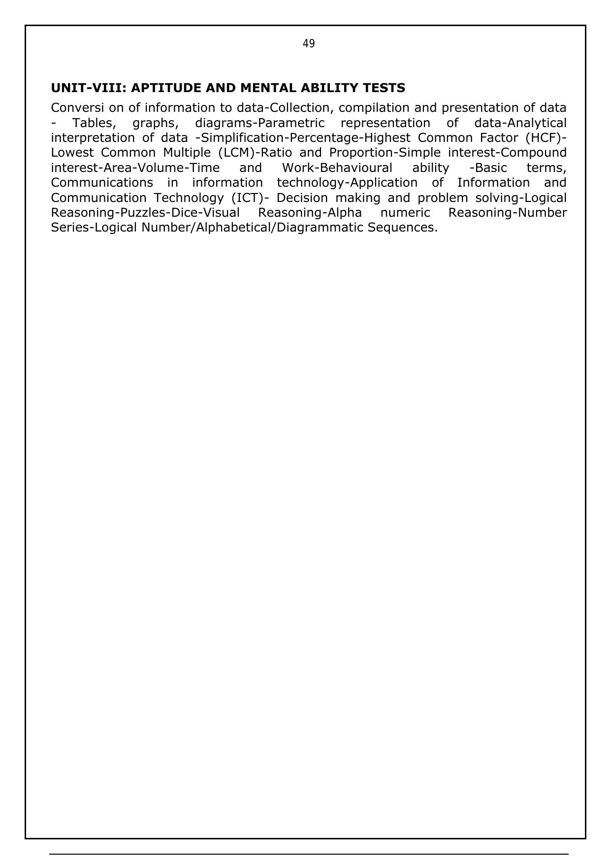 TNPSC Syllabus For Both the Child Development Project Officer (CDPO) and Assistant Director Paper II - Page 3