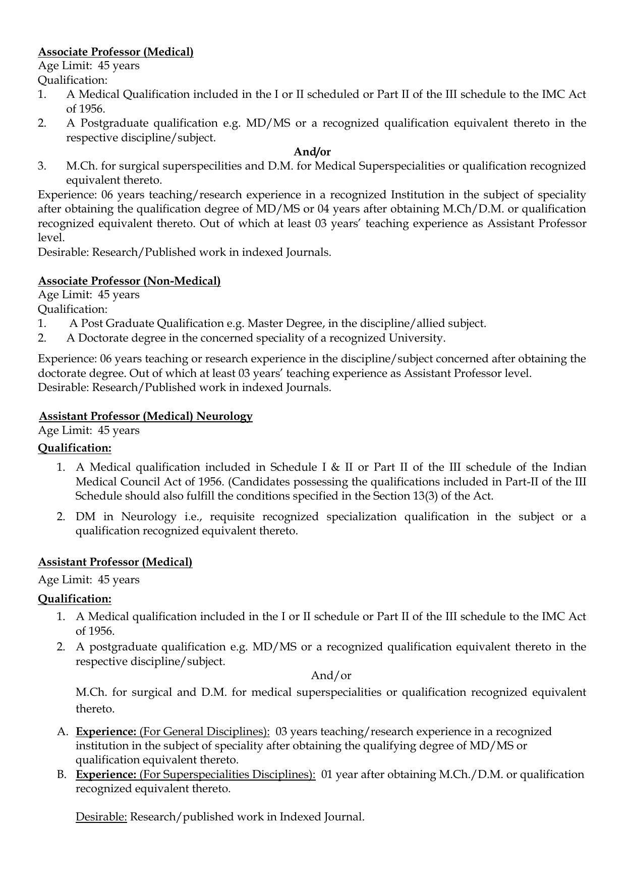 IHBAS Invites Application for 44 Professor, Additional Professor, More Vacancies Recruitment 2022 - Page 7