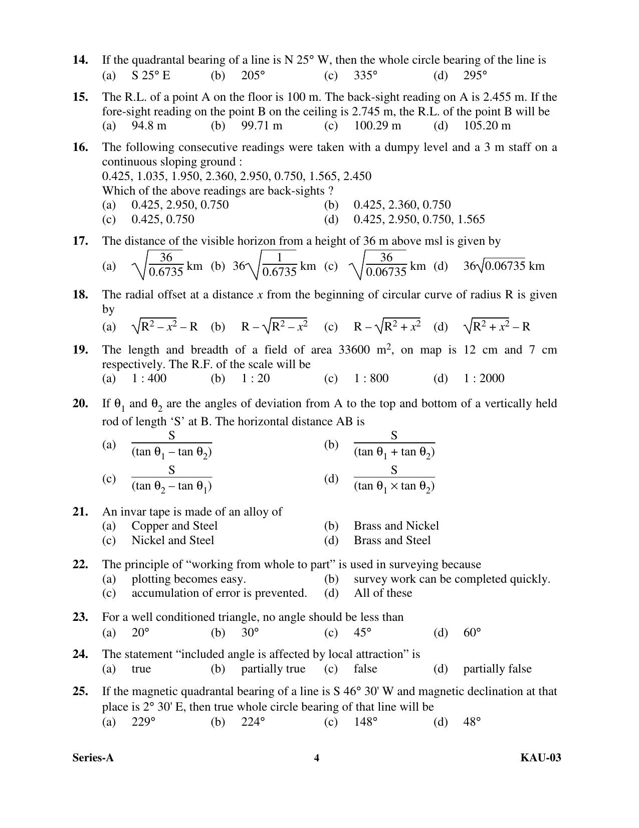 SEBI Officer Civil Engineering Previous Paper - Page 3
