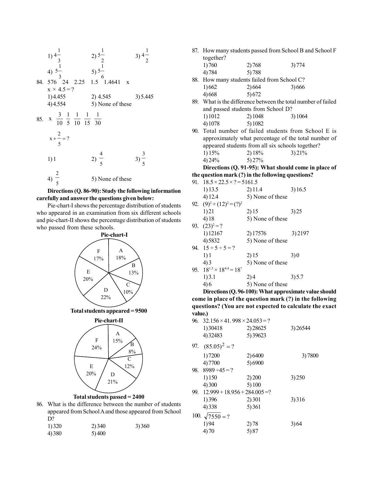 IBPS Specialist Officer Previous Year Question Paper - Page 10