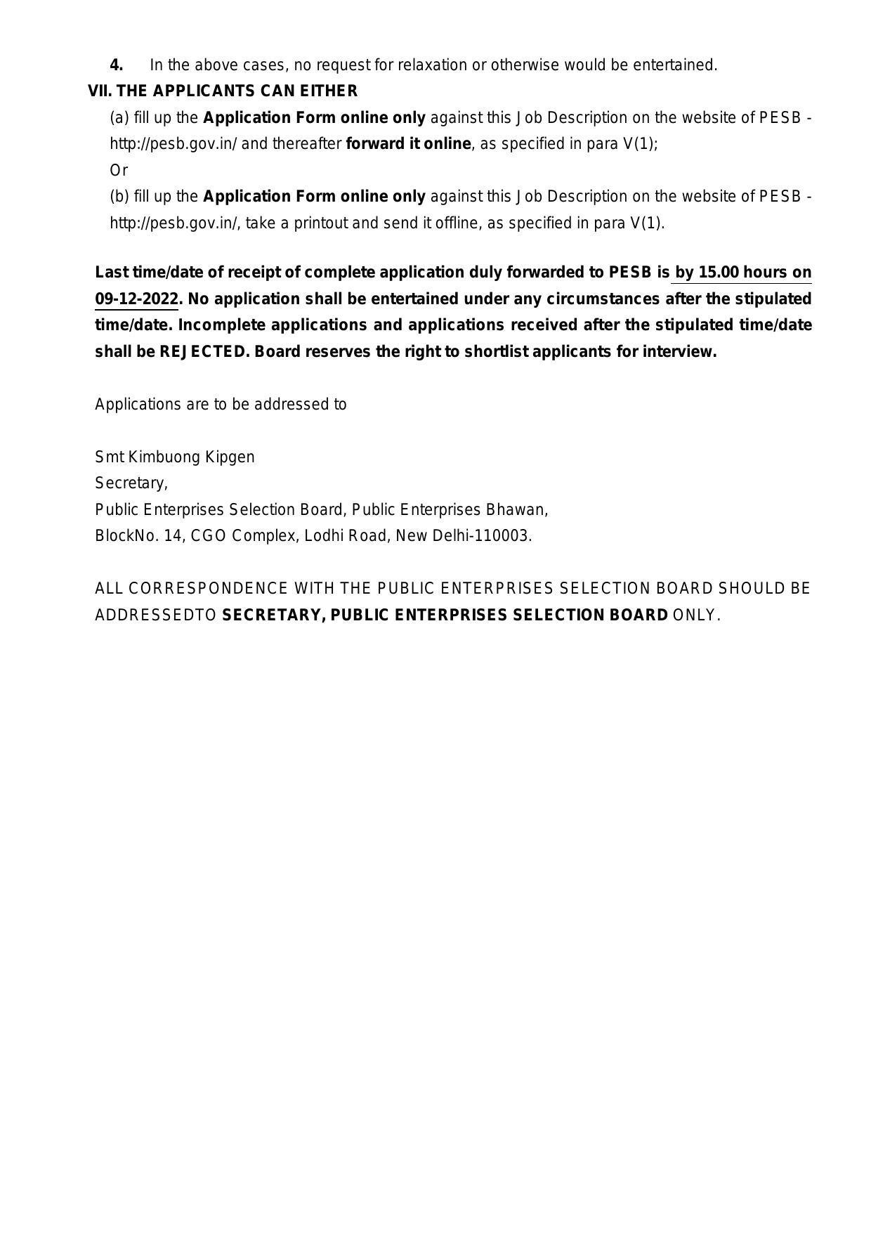 Andrew Yule & Company Limited (AYCL) Invites Application for Director Recruitment 2022 - Page 4