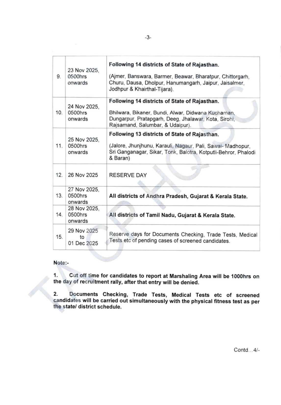 Territorial Army 1426 Soldier Recruitment 2025 - Page 3