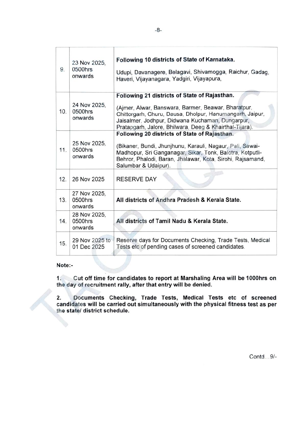 Territorial Army 1426 Soldier Recruitment 2025 - Page 8