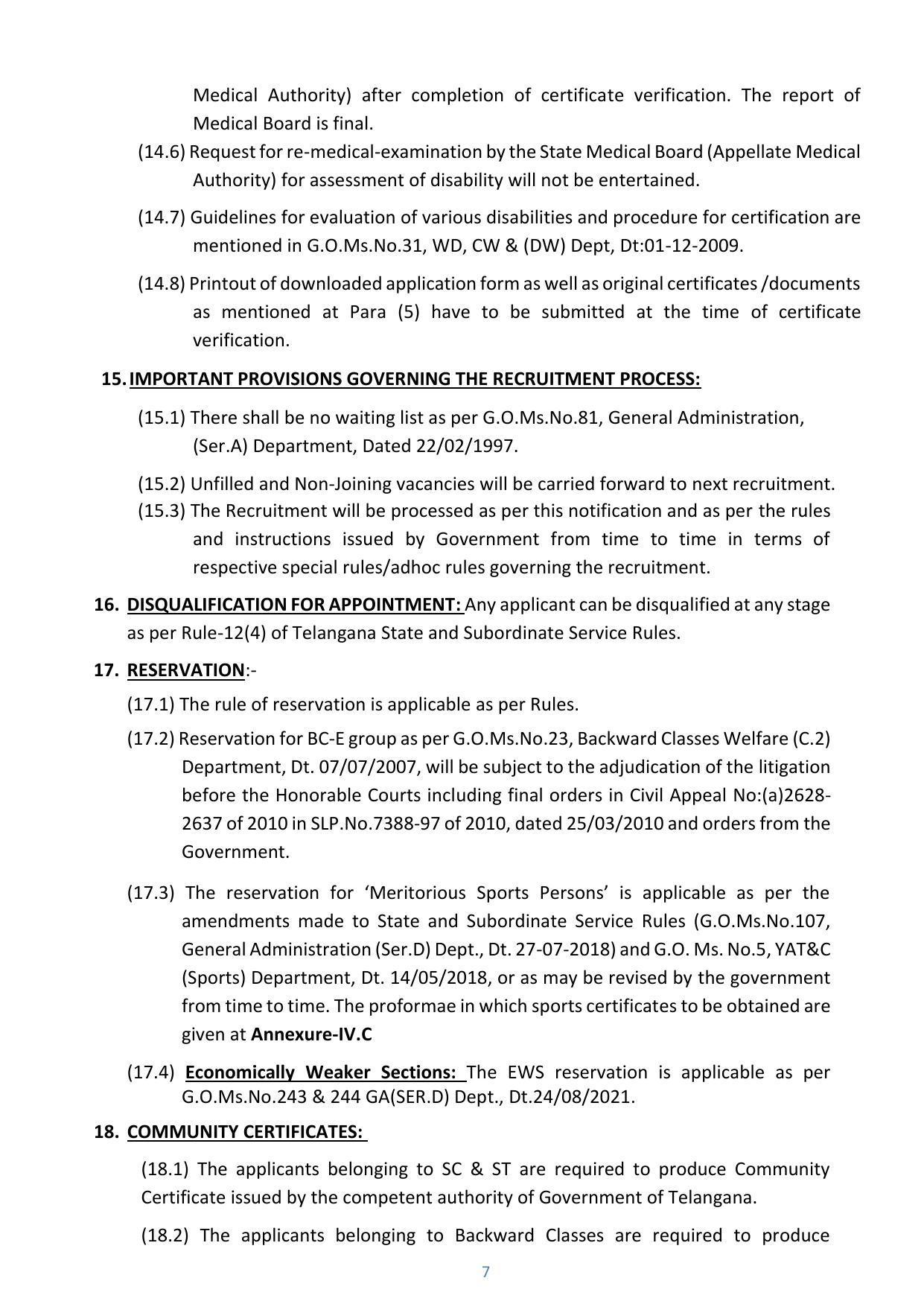 MHSRB Telangana Invites Application for 5204 Staff Nurse Recruitment 2023 - Page 18
