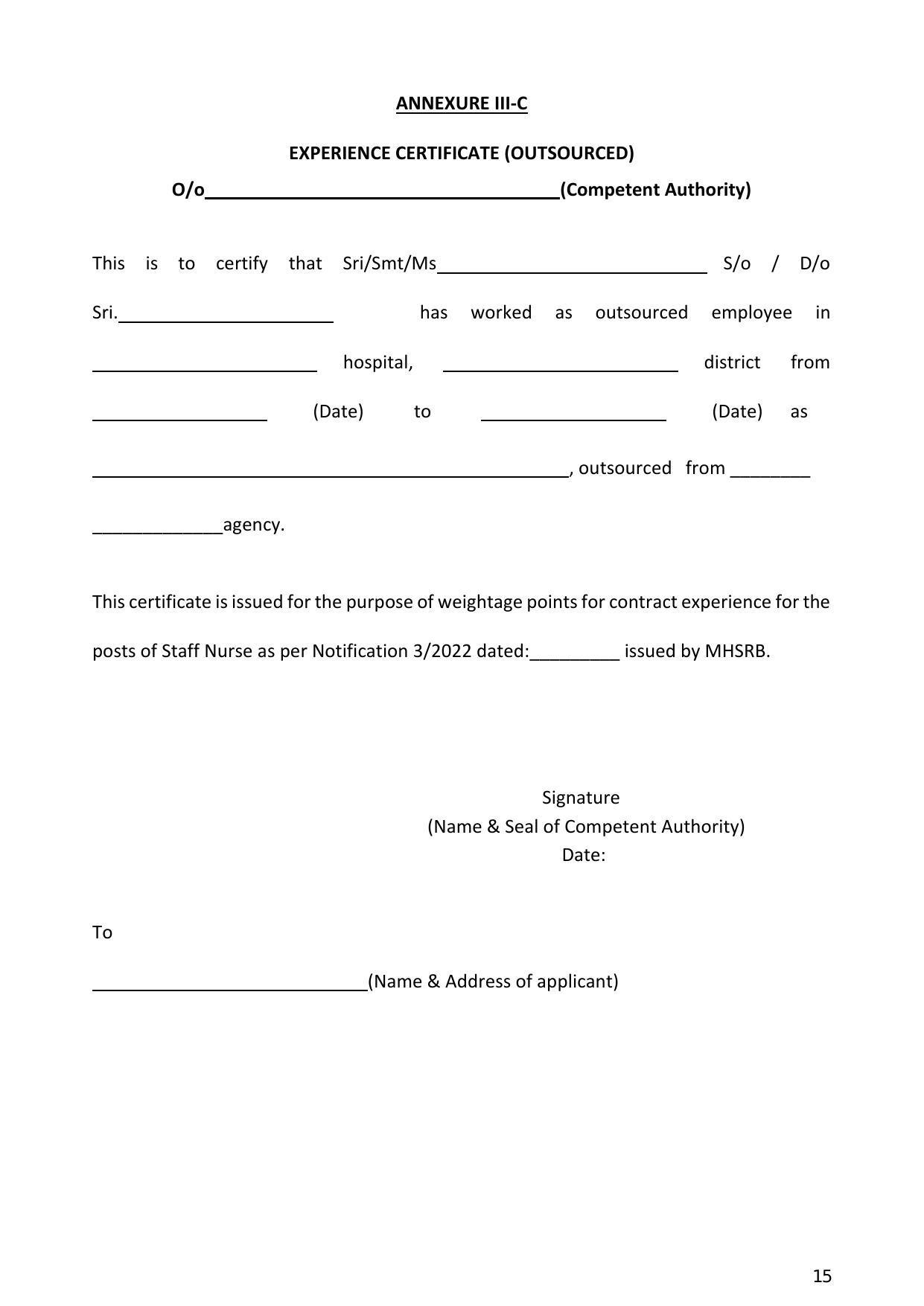 MHSRB Telangana Invites Application for 5204 Staff Nurse Recruitment 2023 - Page 9