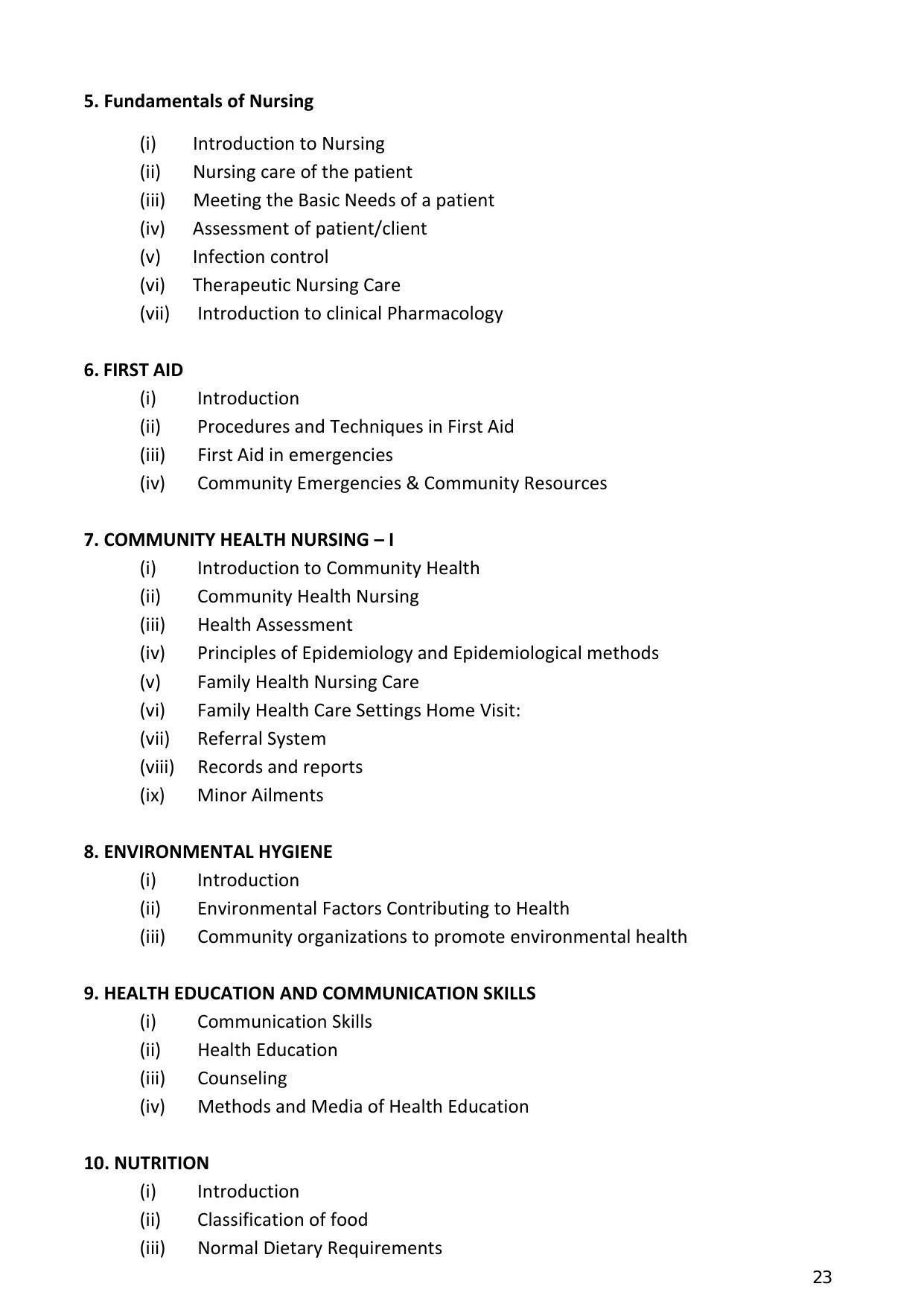 MHSRB Telangana Invites Application for 5204 Staff Nurse Recruitment 2023 - Page 11