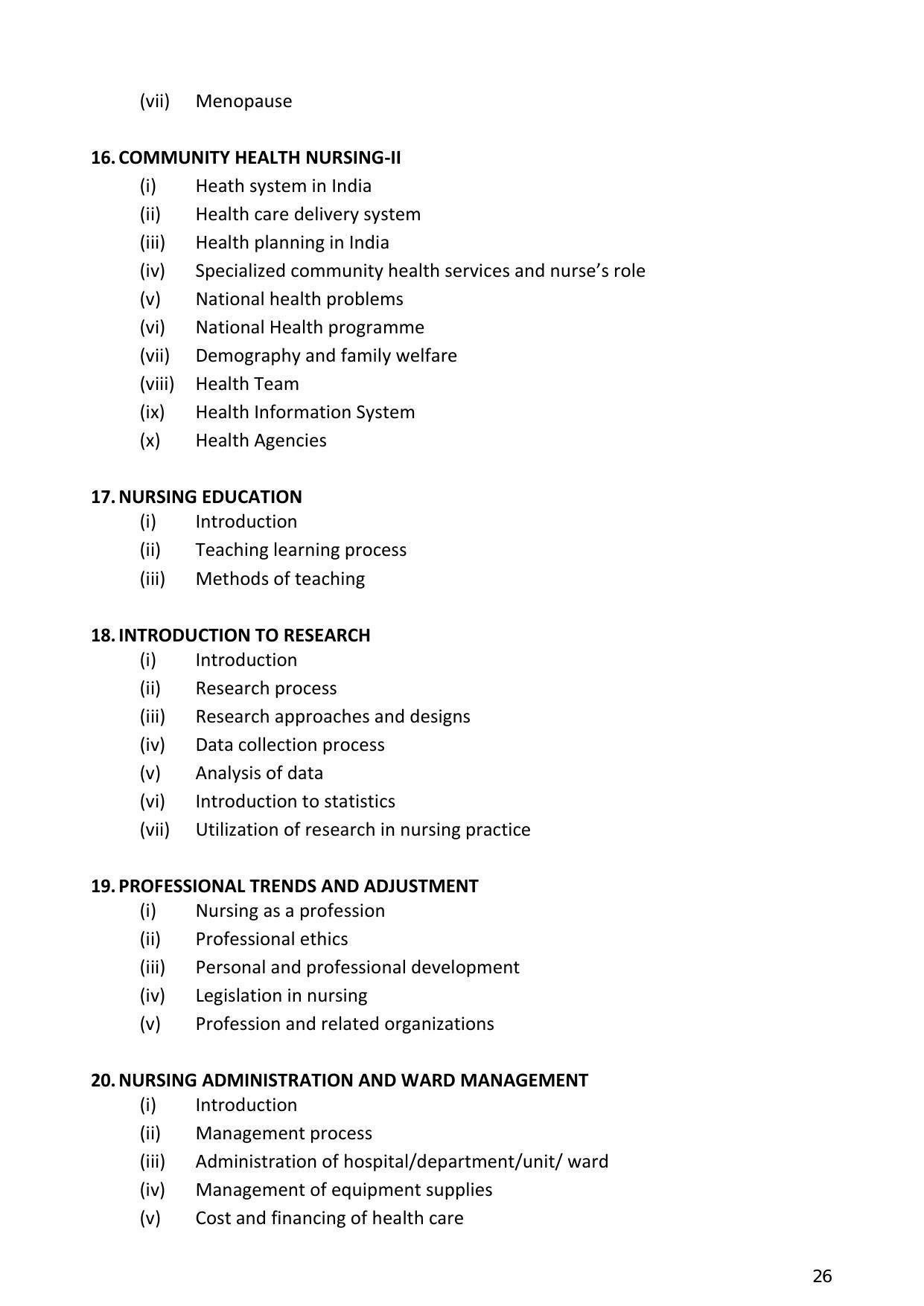 MHSRB Telangana Invites Application for 5204 Staff Nurse Recruitment 2023 - Page 26