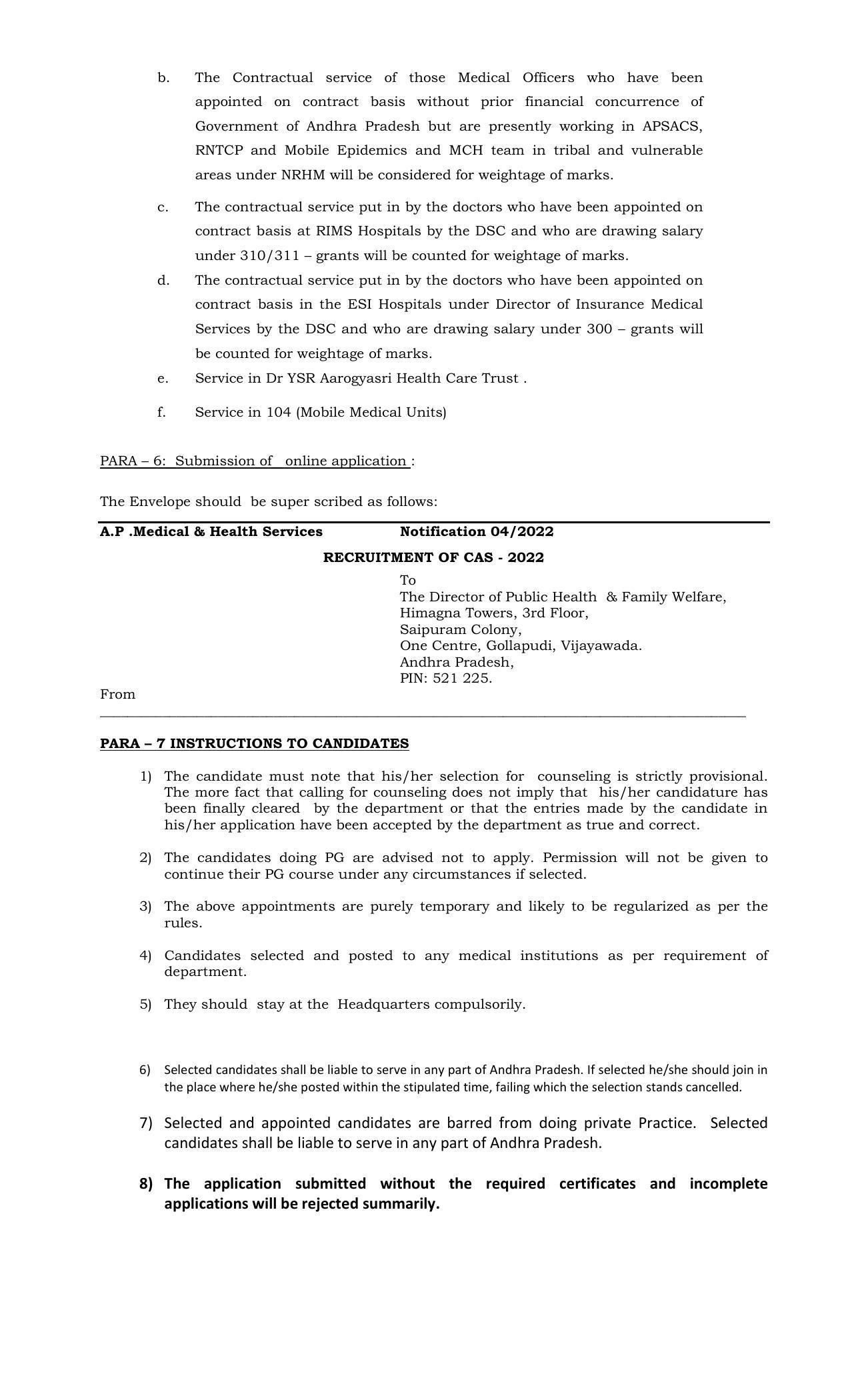 HMFW AP Invites Application for 823 Civil Assistant Surgeon Recruitment 2022 - Page 4