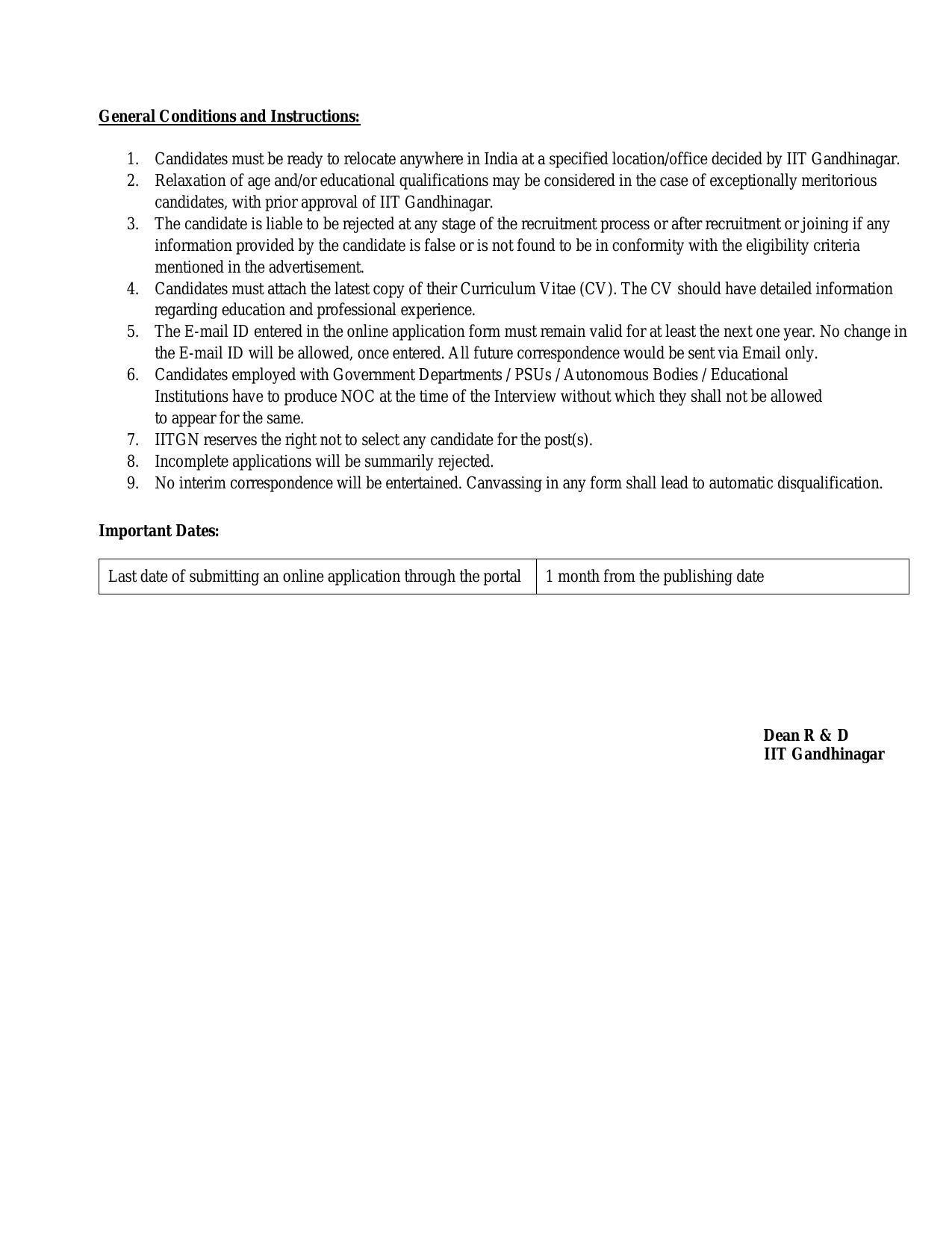 IIT Gandhinagar Invites Application for Software Developer Recruitment 2022 - Page 2