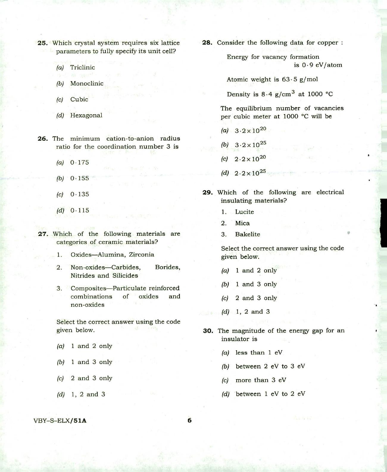 Electricity Department Lakshadweep Sample Papers: Electronic Engineering - Page 6