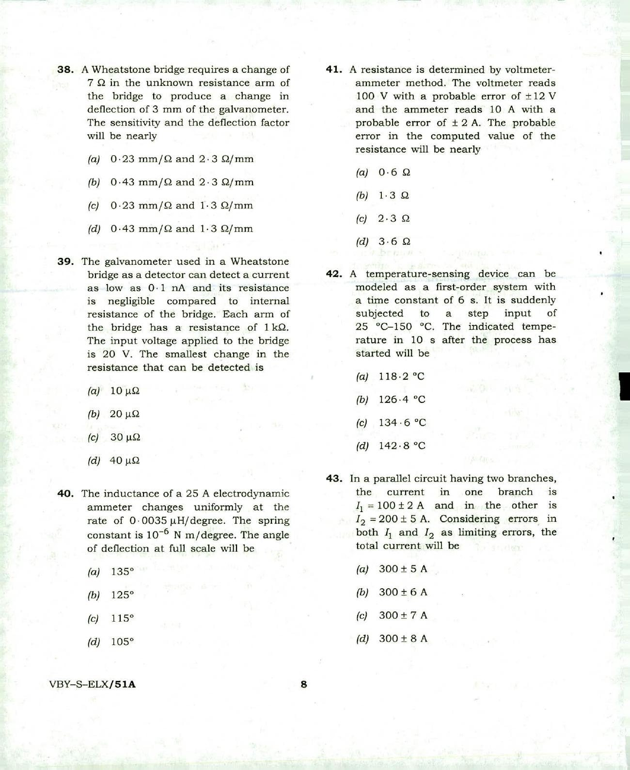 Electricity Department Lakshadweep Sample Papers: Electronic Engineering - Page 8