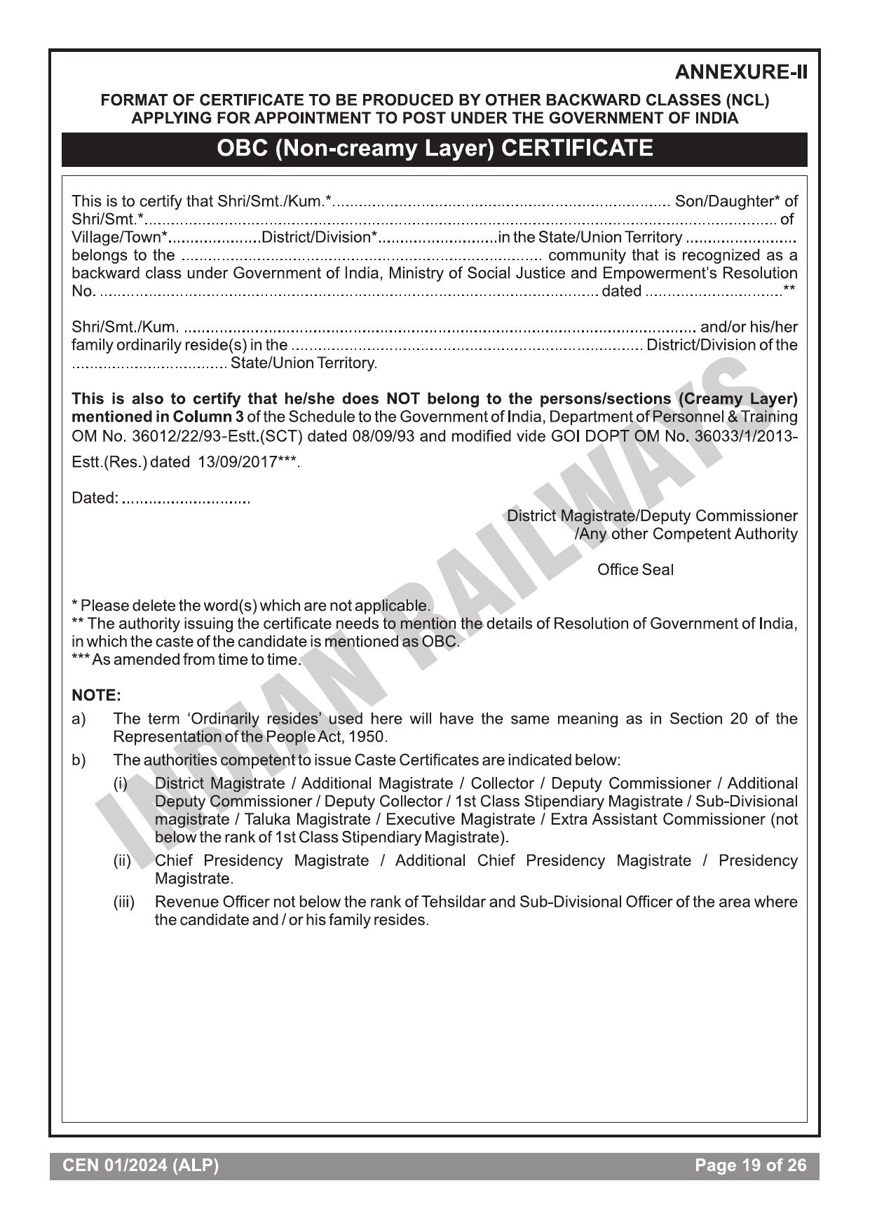 RRB ALP Recruitment 2024 Notification: Railways Assistant Loco Pilot Eligibility, Salary - Page 20