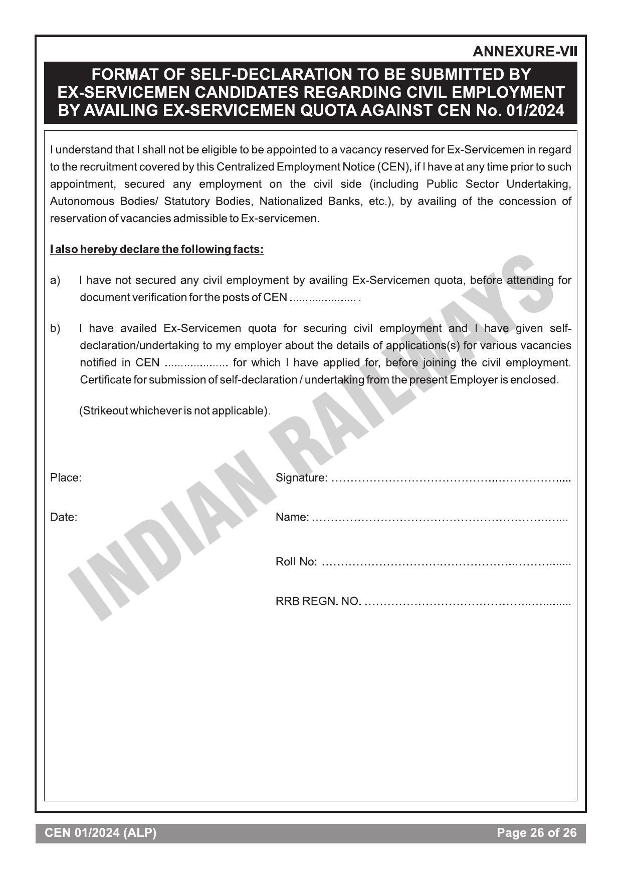RRB ALP Recruitment 2024 Notification: Railways Assistant Loco Pilot Eligibility, Salary - Page 27