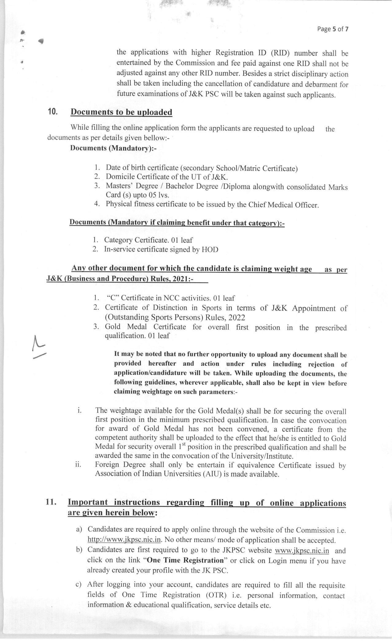 JKPSC Invites Application for 22 Photo Interpreter, Soil Conservation Assistant, More Vacancies Recruitment 2022 - Page 5