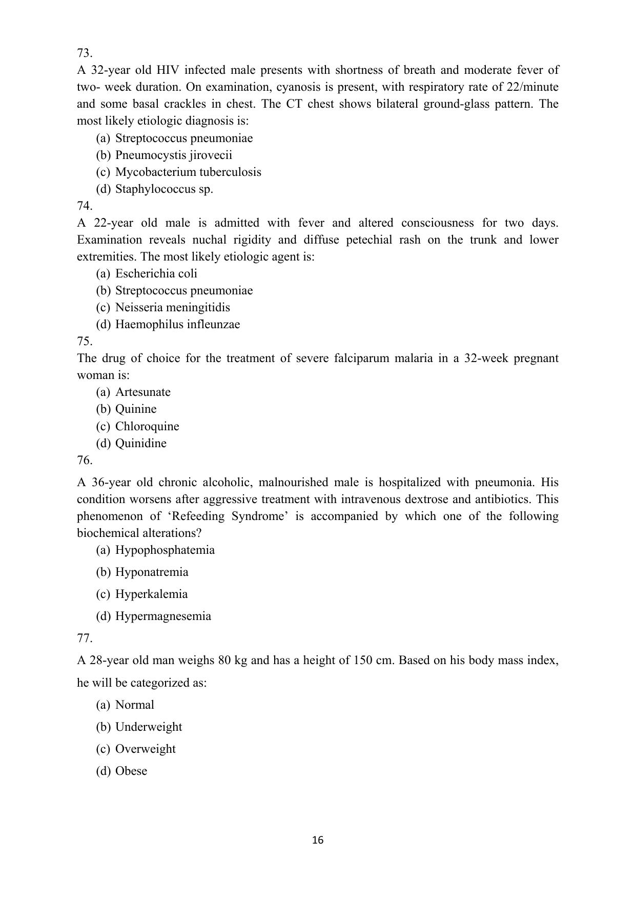 GPSC GMHS Class1 & Class 2 Previous Papers - Page 16