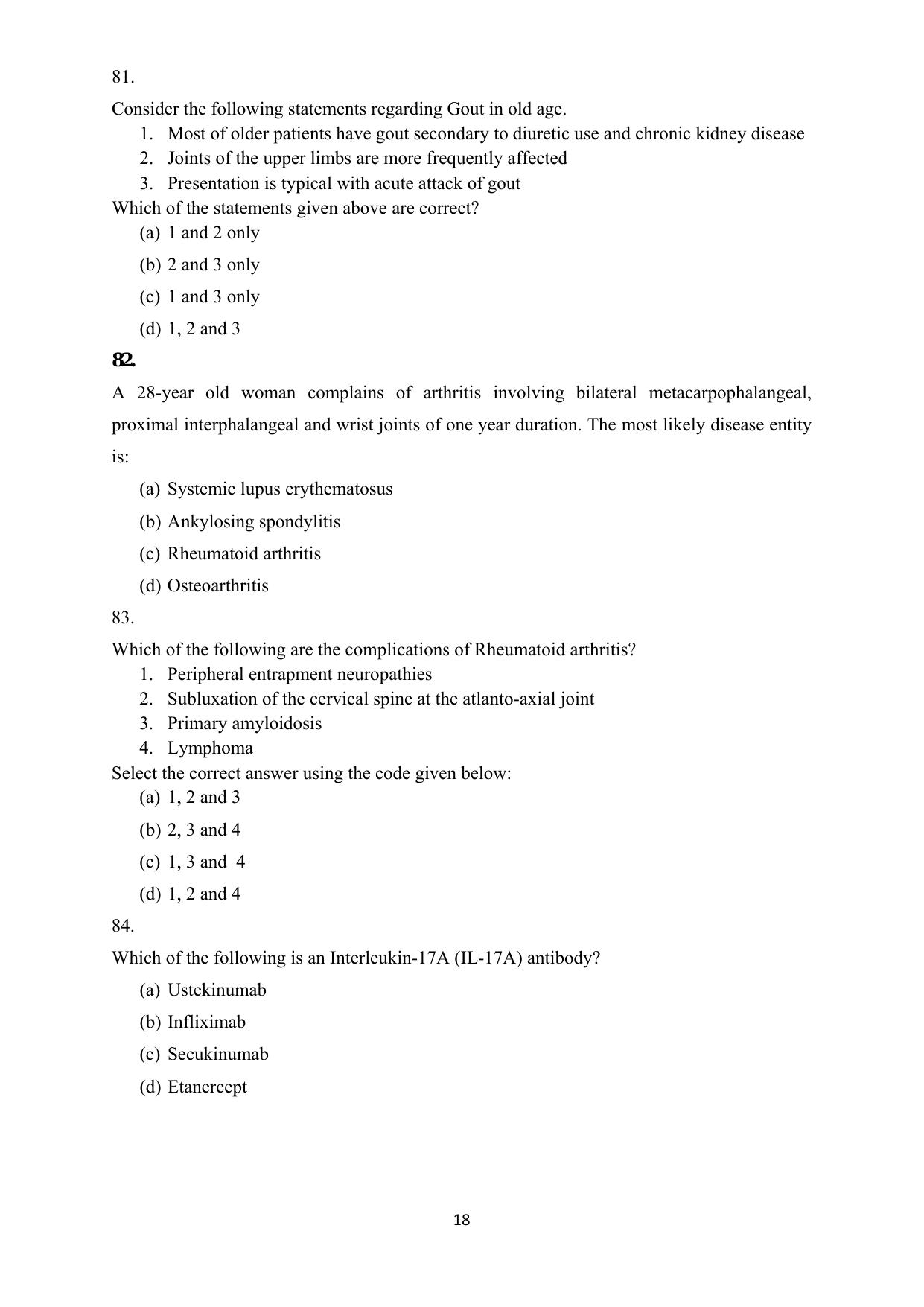 GPSC GMHS Class1 & Class 2 Previous Papers - Page 18