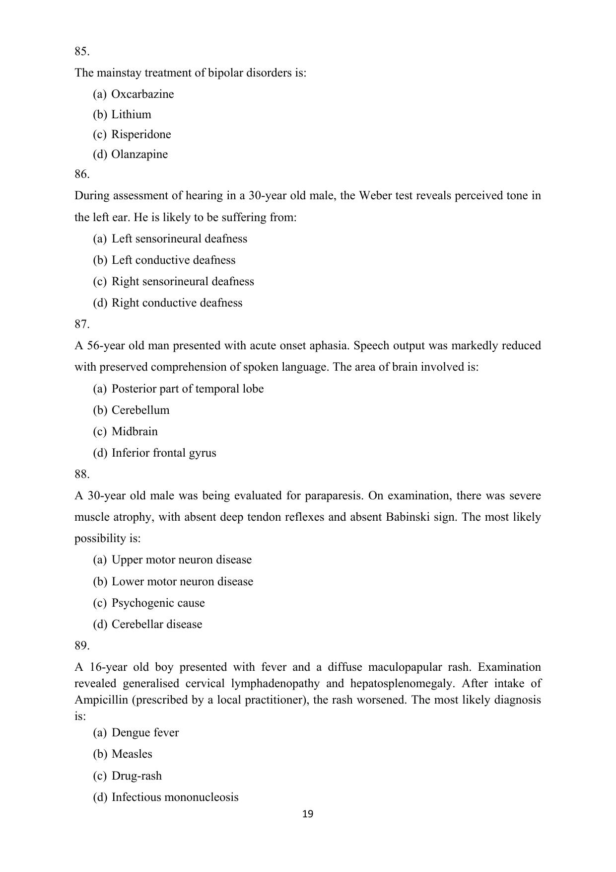 GPSC GMHS Class1 & Class 2 Previous Papers - Page 19