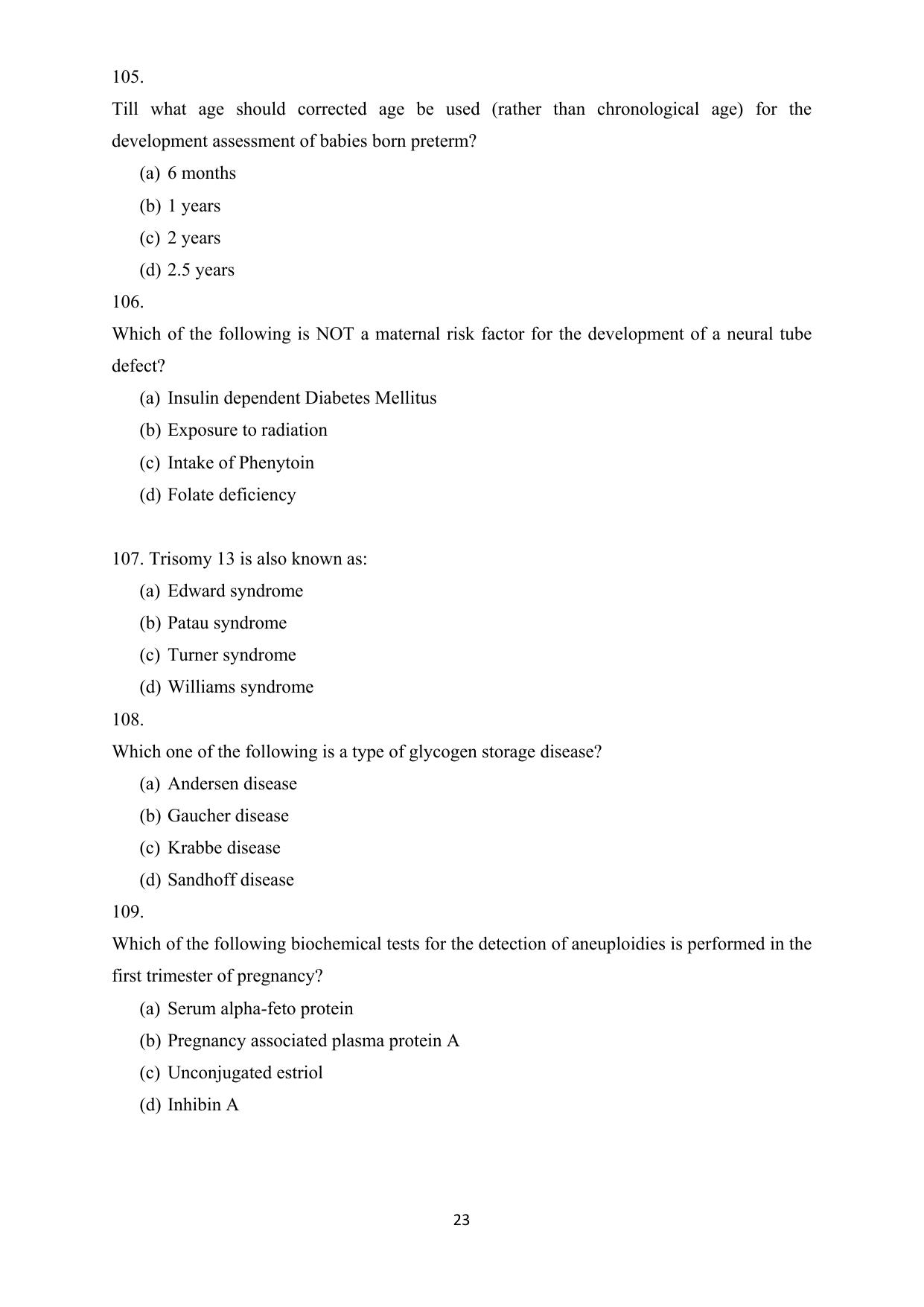 GPSC GMHS Class1 & Class 2 Previous Papers - Page 23