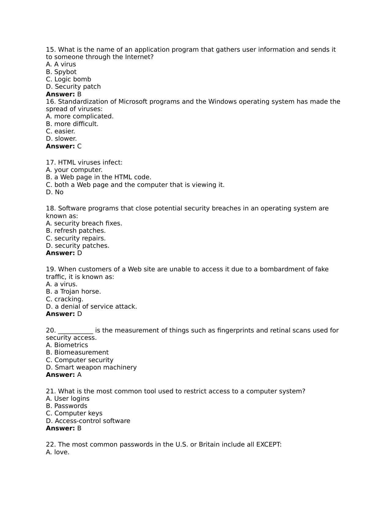 Odisha Junior Clerk Computer General Awareness Question Paper - Page 3