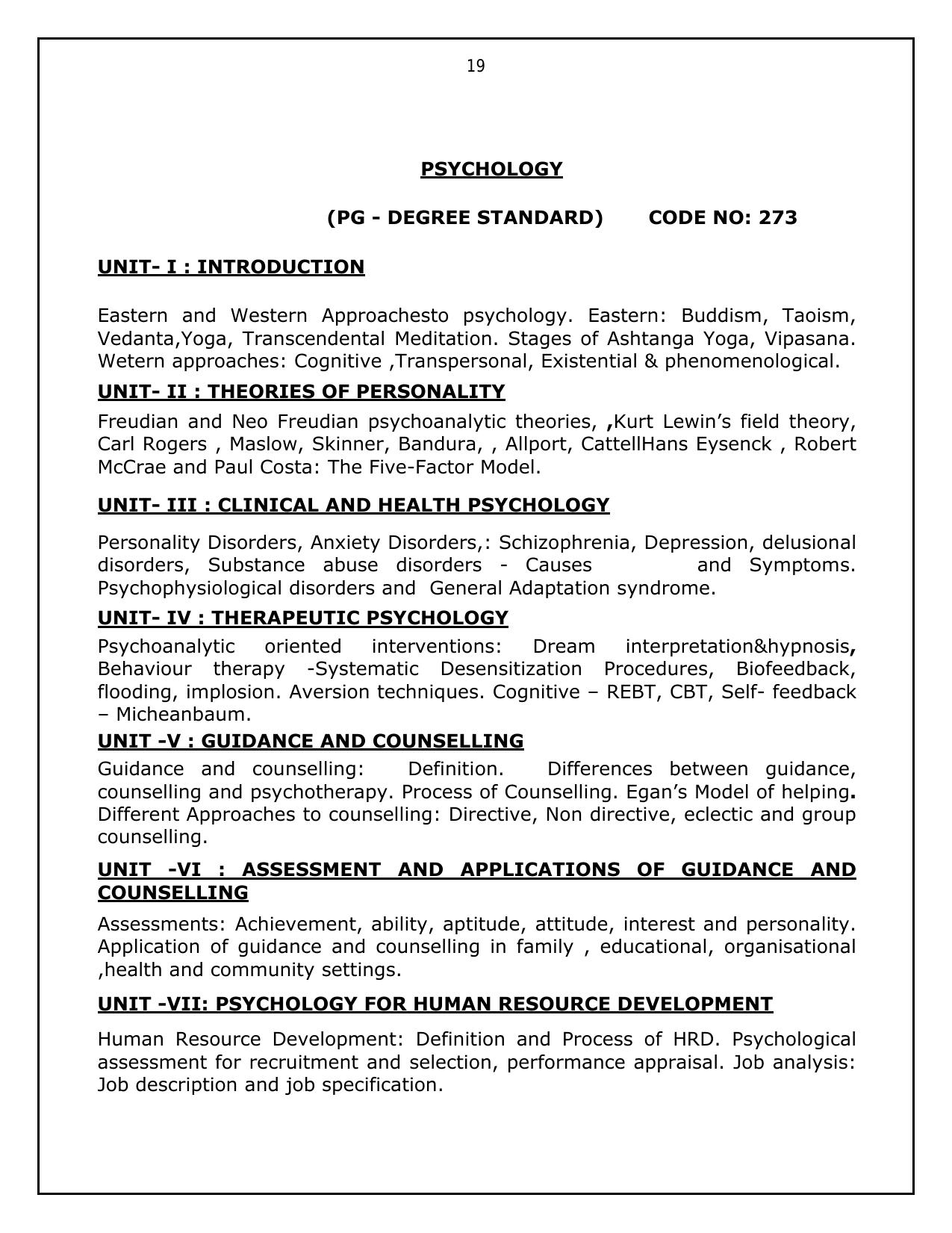 TNPSC Syllabus For Assistant Director Exam Paper I - Page 3