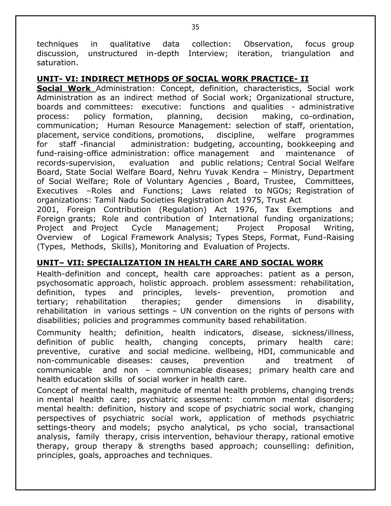 TNPSC Syllabus For Assistant Director Exam Paper I - Page 19