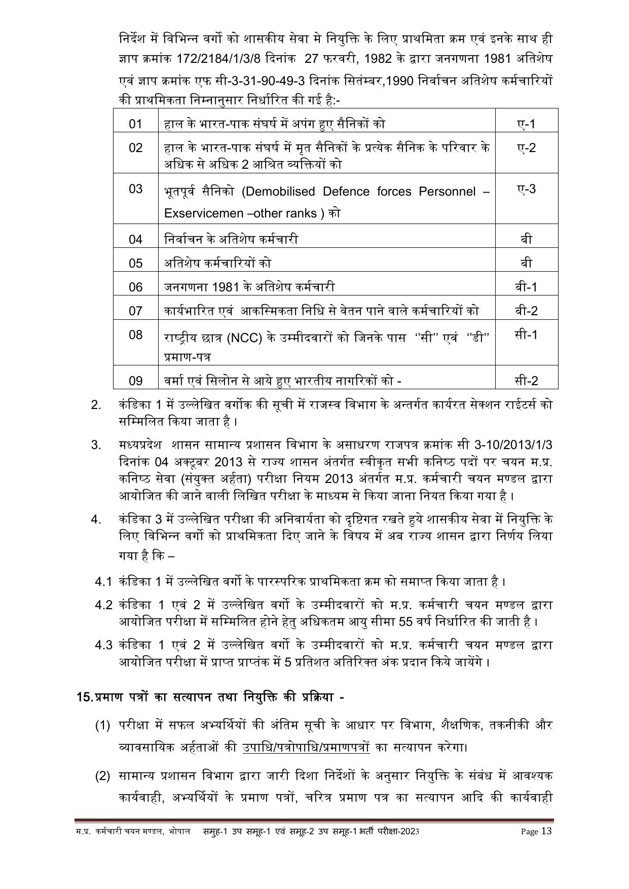 MPPEB Gramin Krishi Vistar Adhikari and Various Posts Recruitment 2023 - Page 27