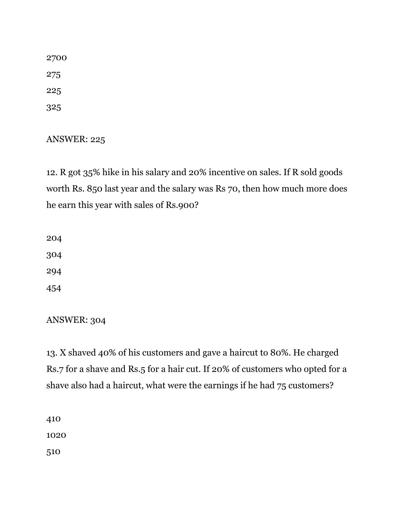 FACT Management Trainee Previous Papers PDF Download: Aptitude - Page 5