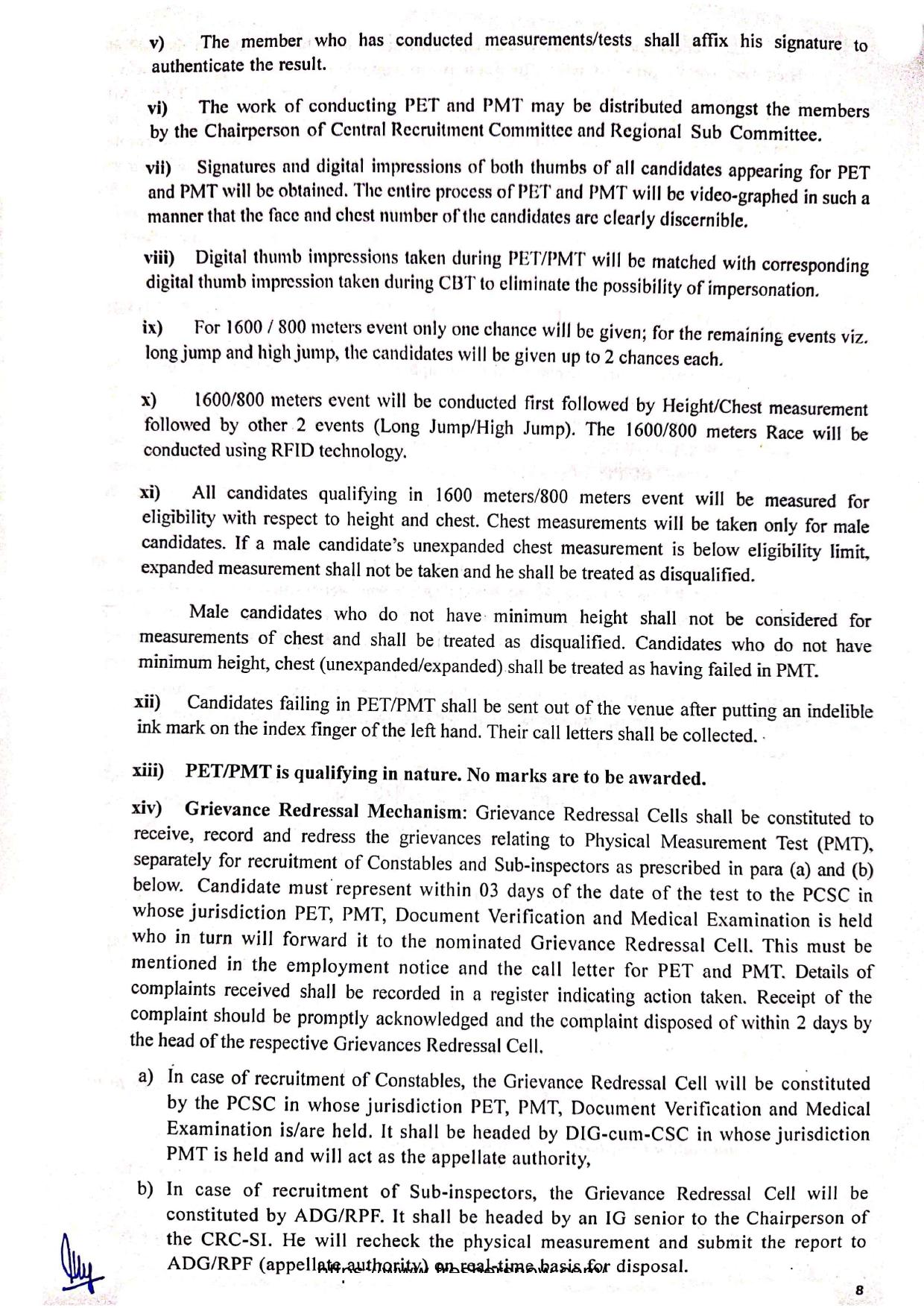 Railway Protection Force (RPF) Constable, Sub Inspector Recruitment 2024 - Page 5