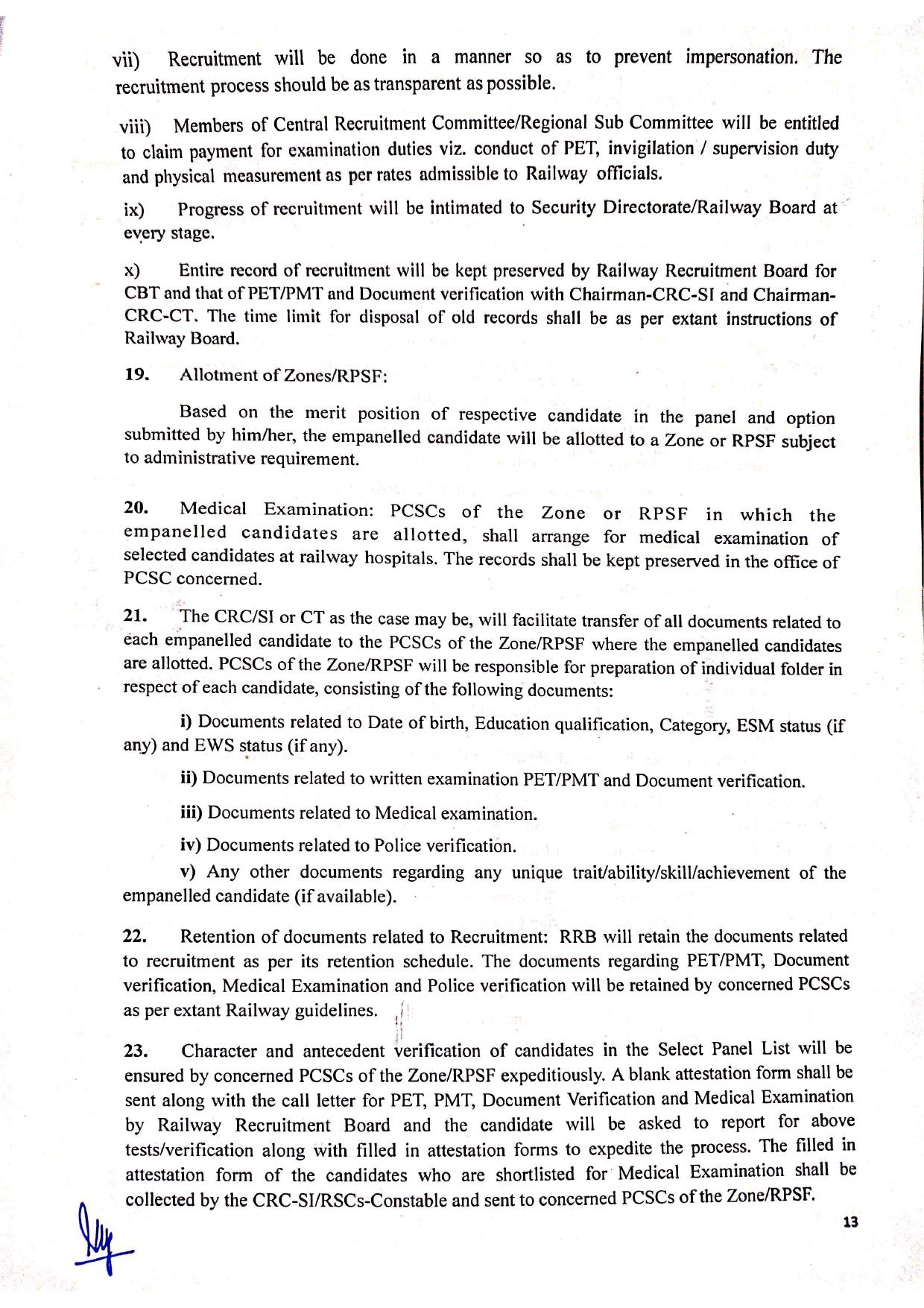 Railway Protection Force (RPF) Constable, Sub Inspector Recruitment 2024 - Page 18