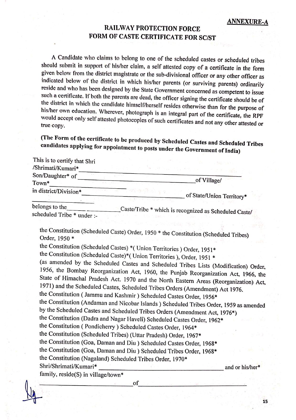 Railway Protection Force (RPF) Constable, Sub Inspector Recruitment 2024 - Page 3