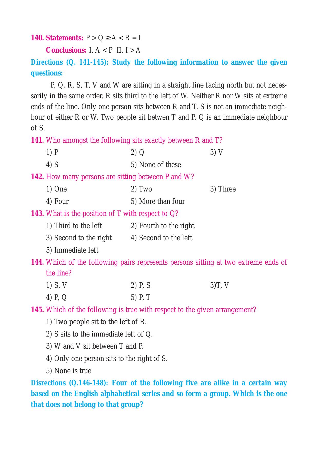 IGM Kolkata Logical Reasoning Mode - Page 4