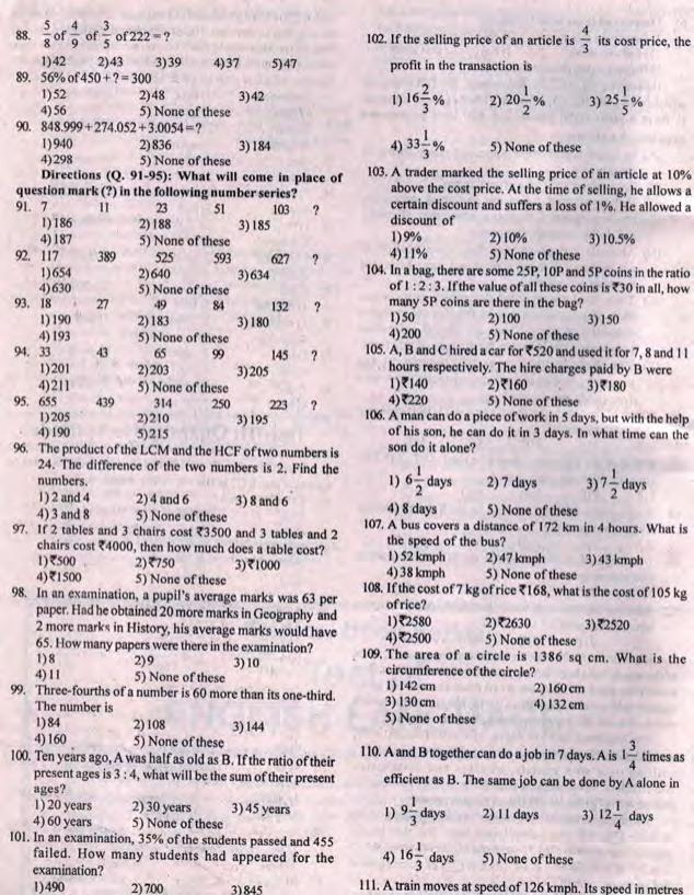 NEIGRIHMS Group B & C Old Papers For Reasoning - Page 7