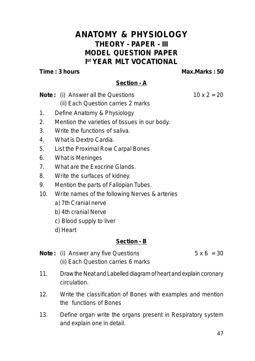 VCRC Medical Laboratory Question Papers - Page 3