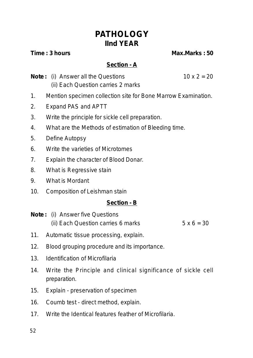 VCRC Medical Laboratory Question Papers - Page 8