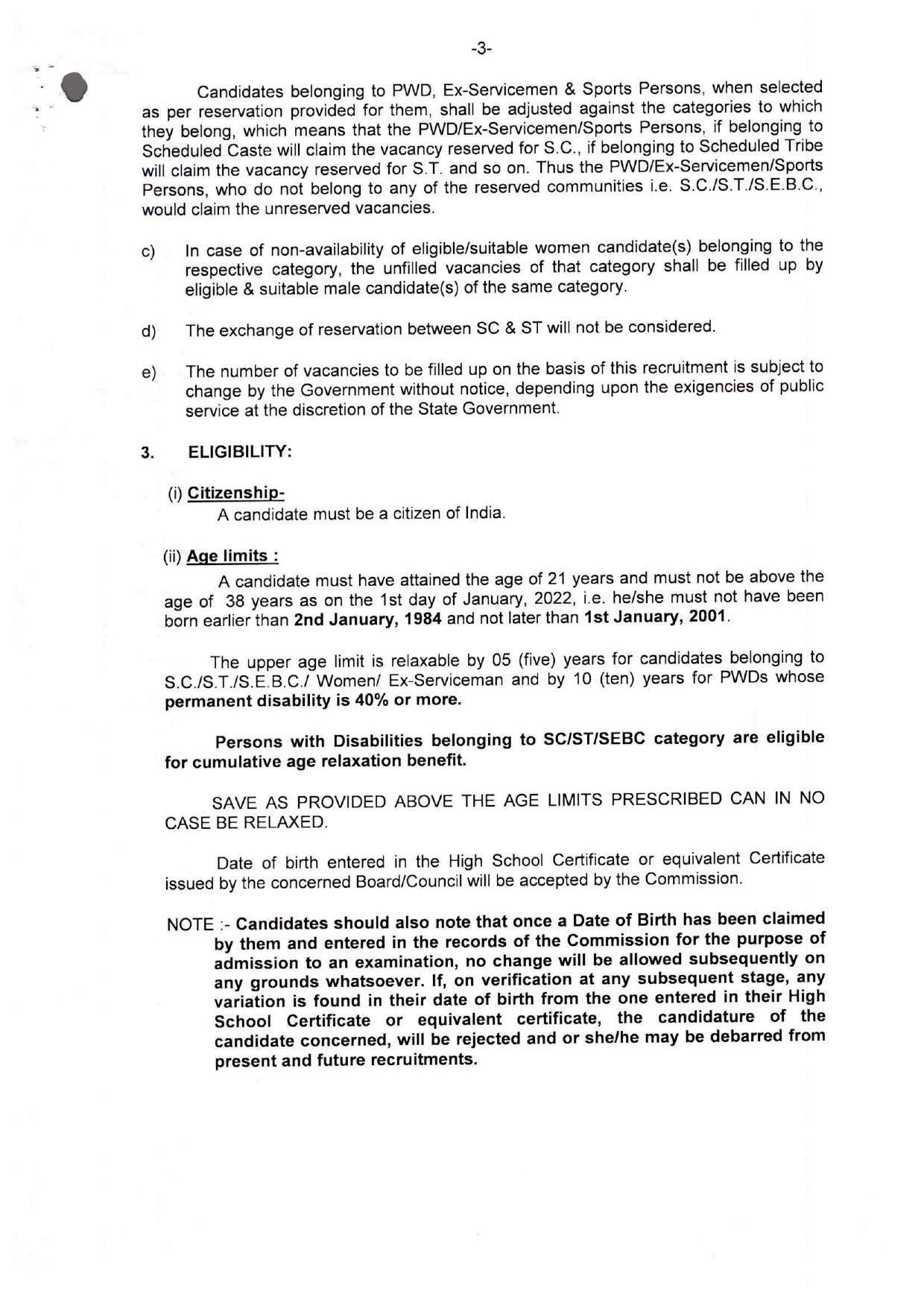 Odisha Public Service Commission Invites Application for 683 Odisha Civil Services Examination 2023 - Page 60