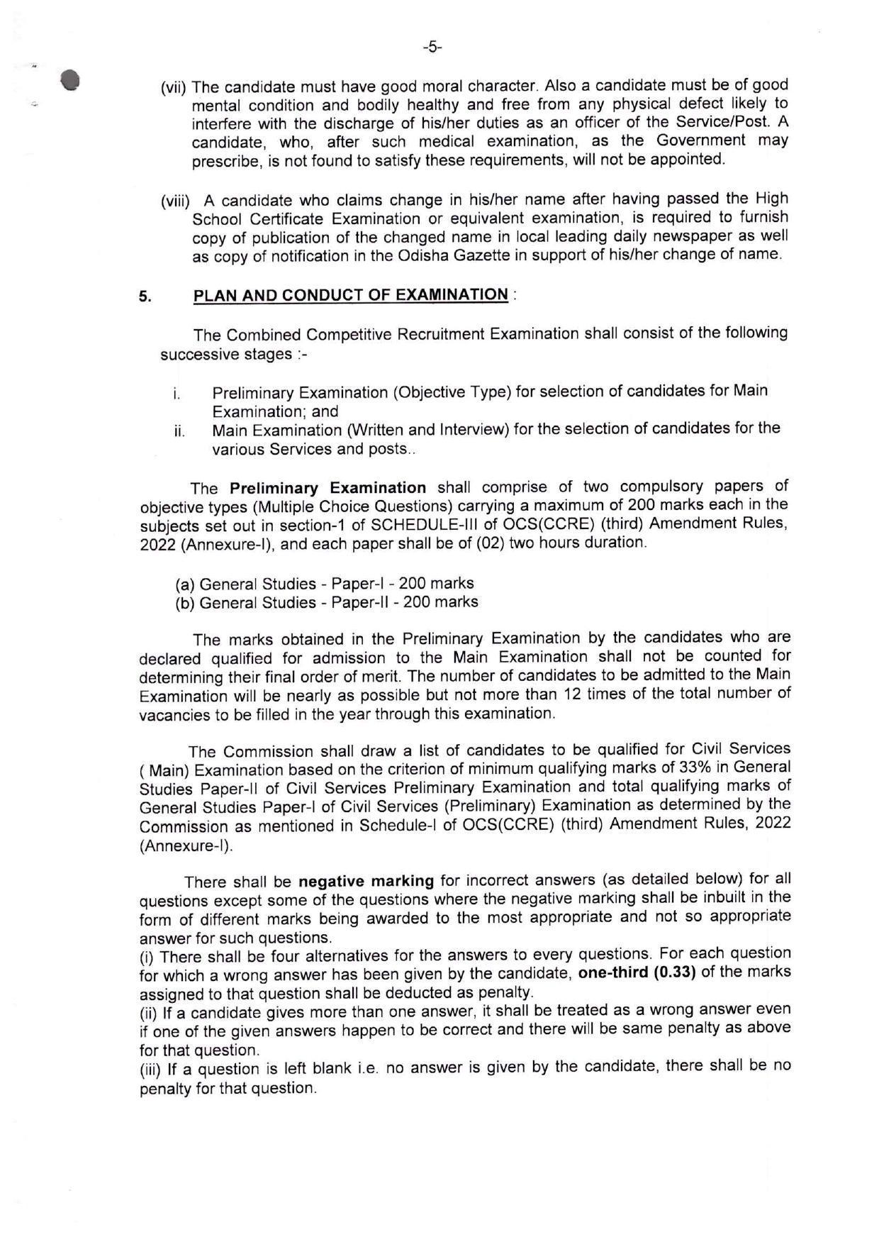 Odisha Public Service Commission Invites Application for 683 Odisha Civil Services Examination 2023 - Page 40