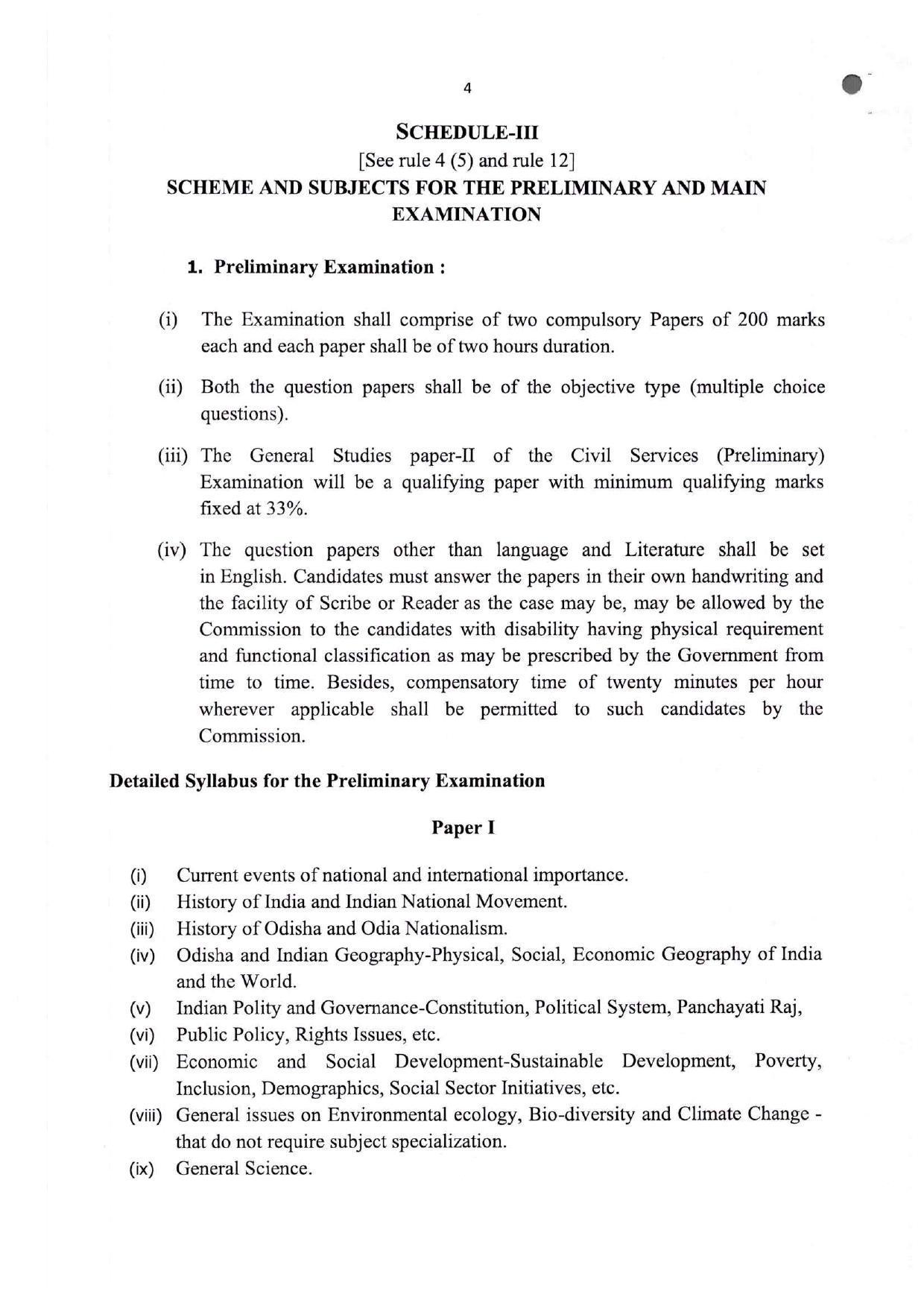 Odisha Public Service Commission Invites Application for 683 Odisha Civil Services Examination 2023 - Page 42