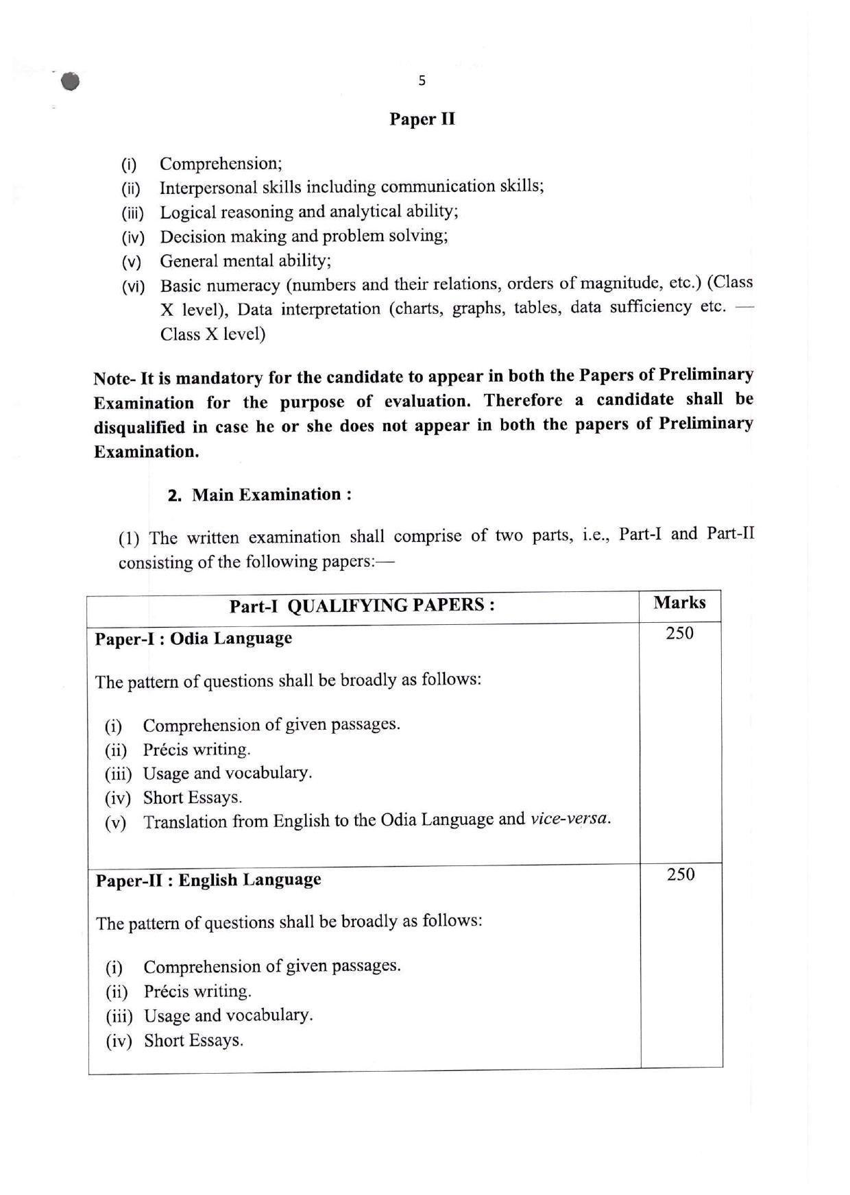 Odisha Public Service Commission Invites Application for 683 Odisha Civil Services Examination 2023 - Page 47