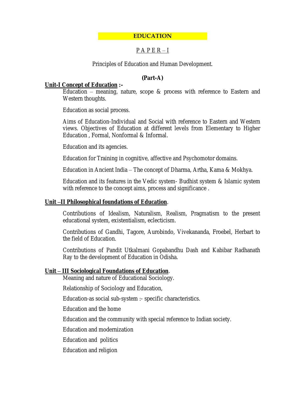 Odisha Public Service Commission Invites Application for 683 Odisha Civil Services Examination 2023 - Page 59