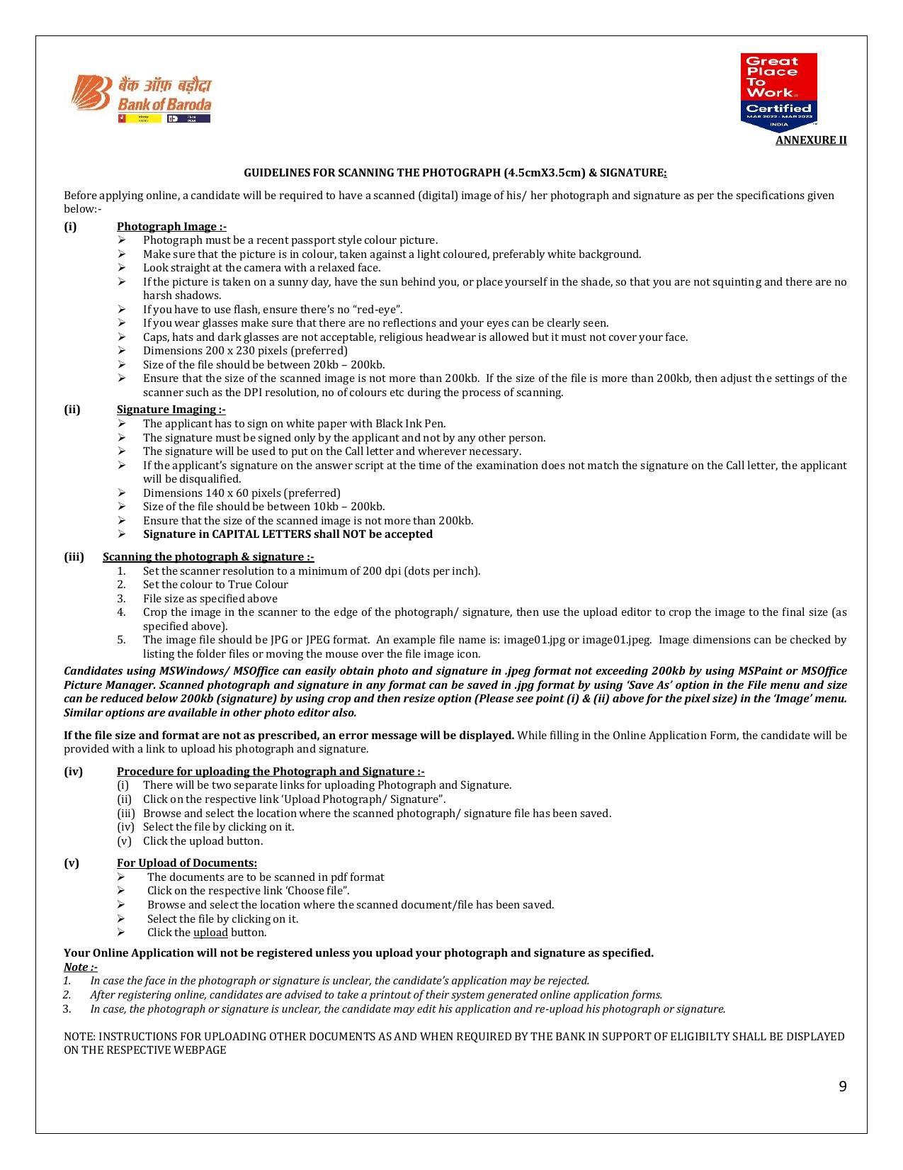 Bank of Baroda (BOB) Invites Application for 15 Senior Manager Recruitment 2023 - Page 4
