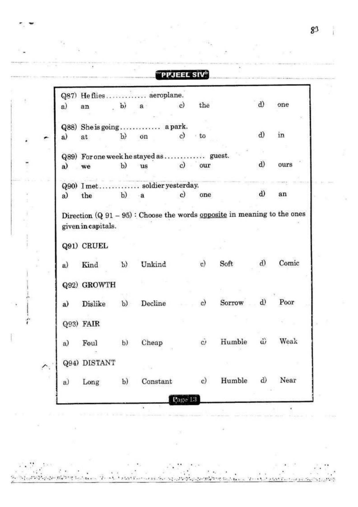 MAHADISCOM Vidyut Sahayak Previous Papers For Test of Professional Knowledge Electrical - Page 11