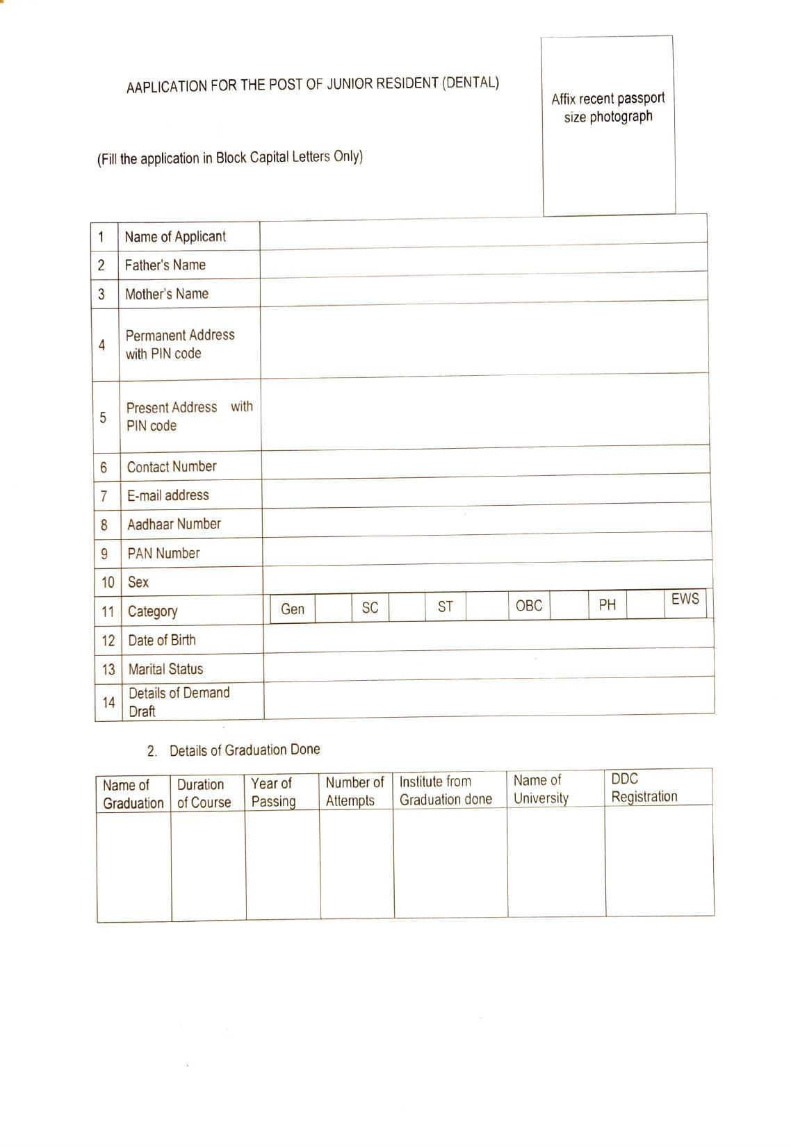 Lal Bahadur Shastri Hospital Invites Application for 108 Senior Resident, Junior Resident Recruitment 2022 - Page 5