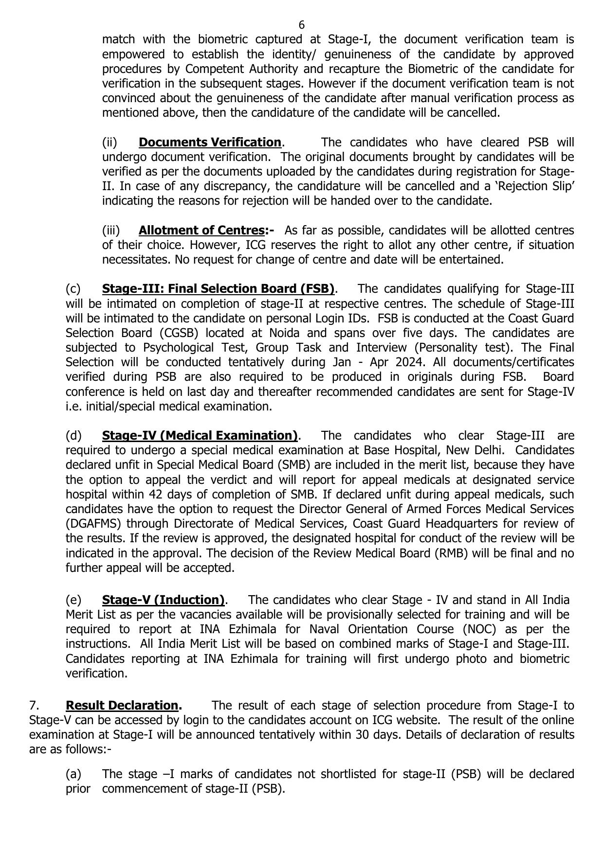 Indian Coast Guard (ICG) Assistant Commandant Recruitment 2023 - Page 11
