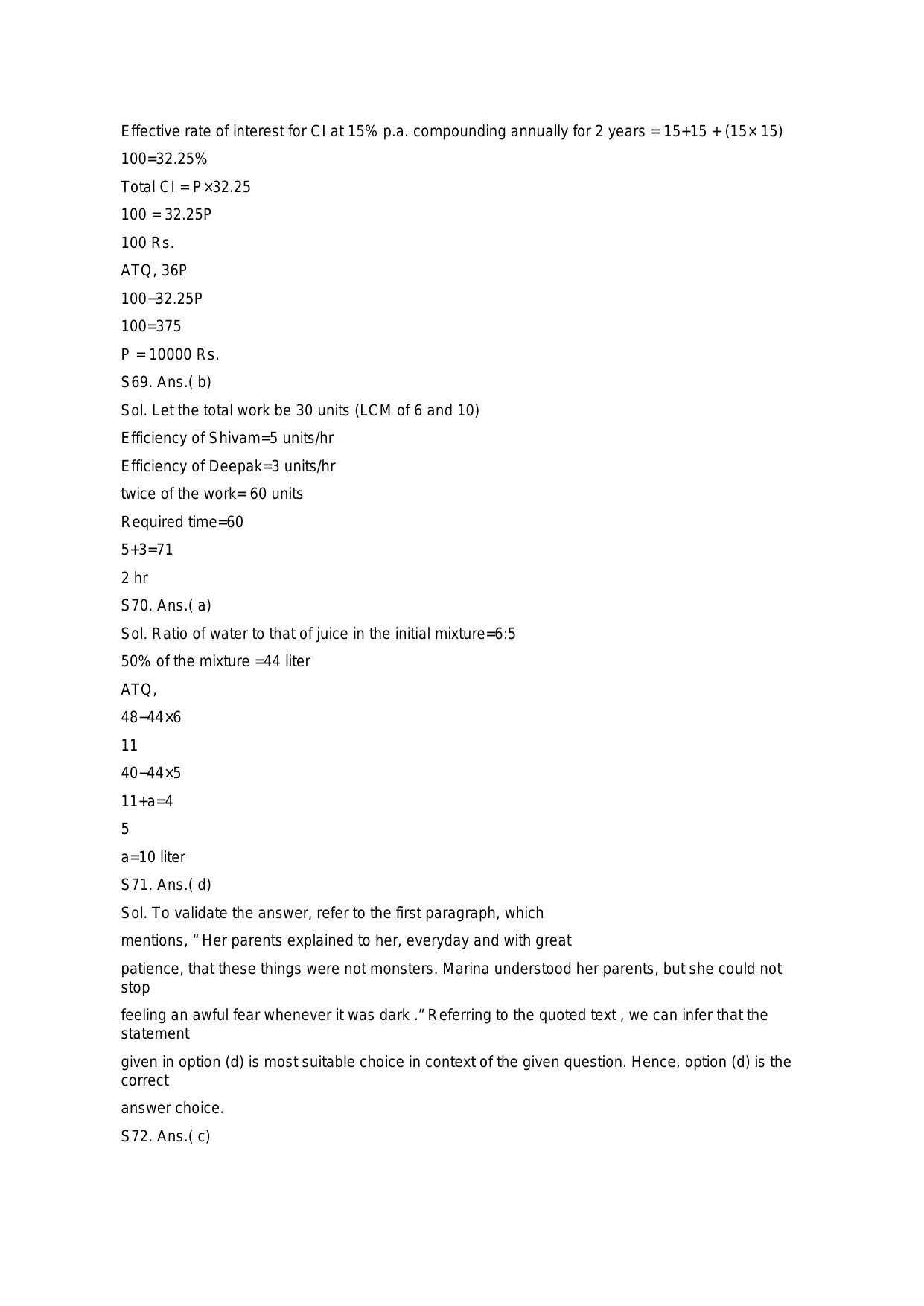 RBI Assistant 2020 - Memory Based Questions Solution Link - Page 7