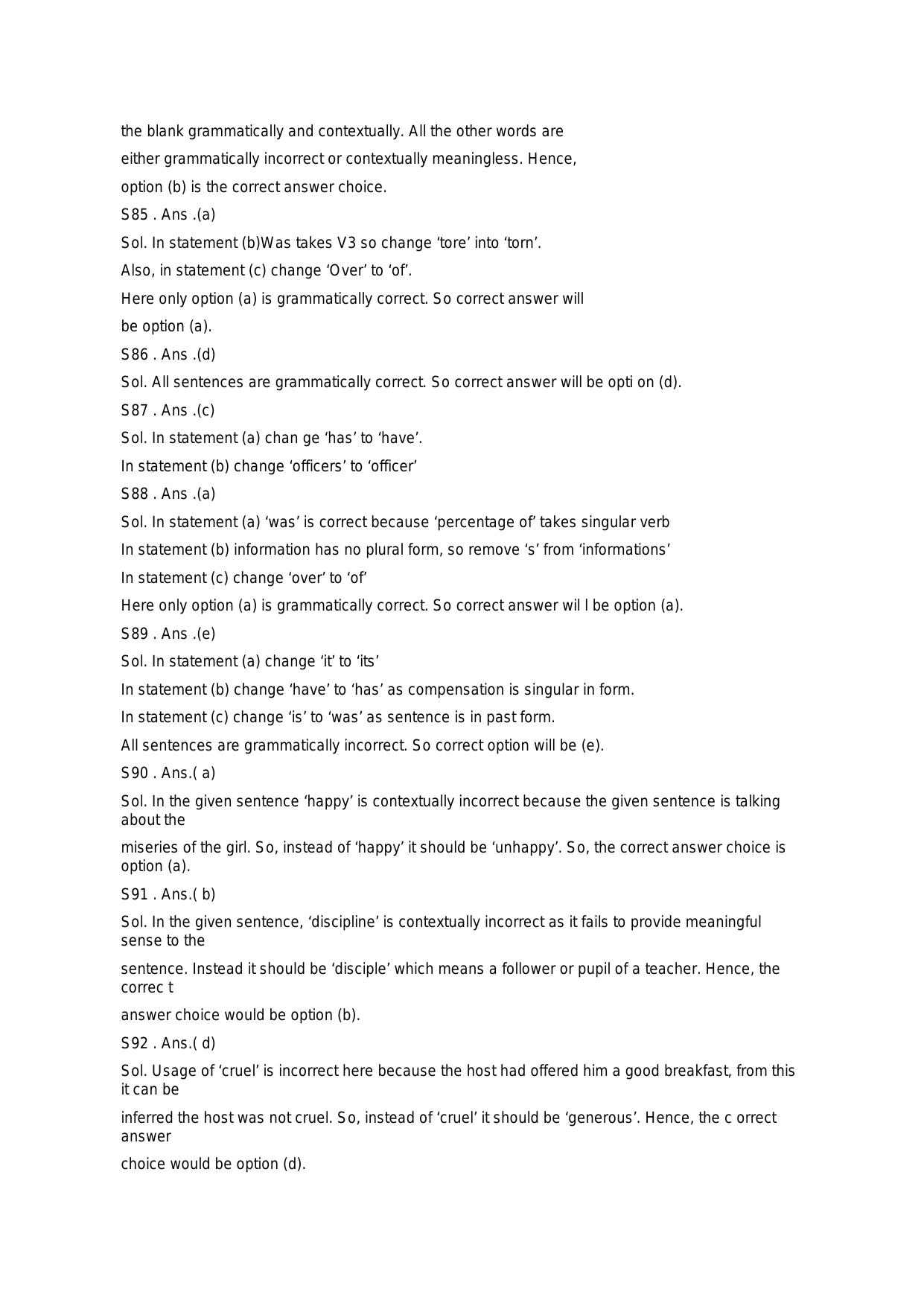 RBI Assistant 2020 - Memory Based Questions Solution Link - Page 10