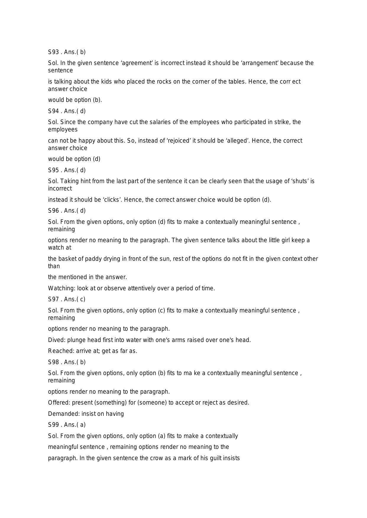 RBI Assistant 2020 - Memory Based Questions Solution Link - Page 11