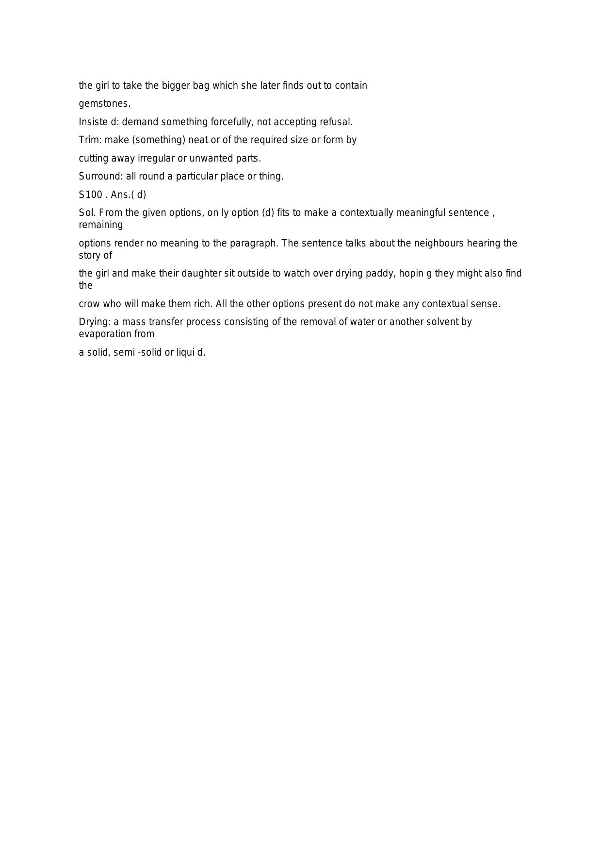 RBI Assistant 2020 - Memory Based Questions Solution Link - Page 12